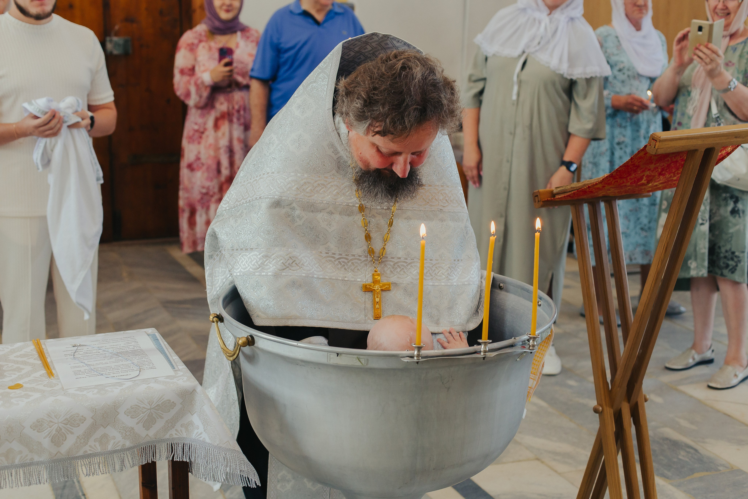 Фотосъемка Крещения в Сергиевом Посаде. Фотограф новорожденных и детский в Сергиевом Посаде Кругликова Юлия