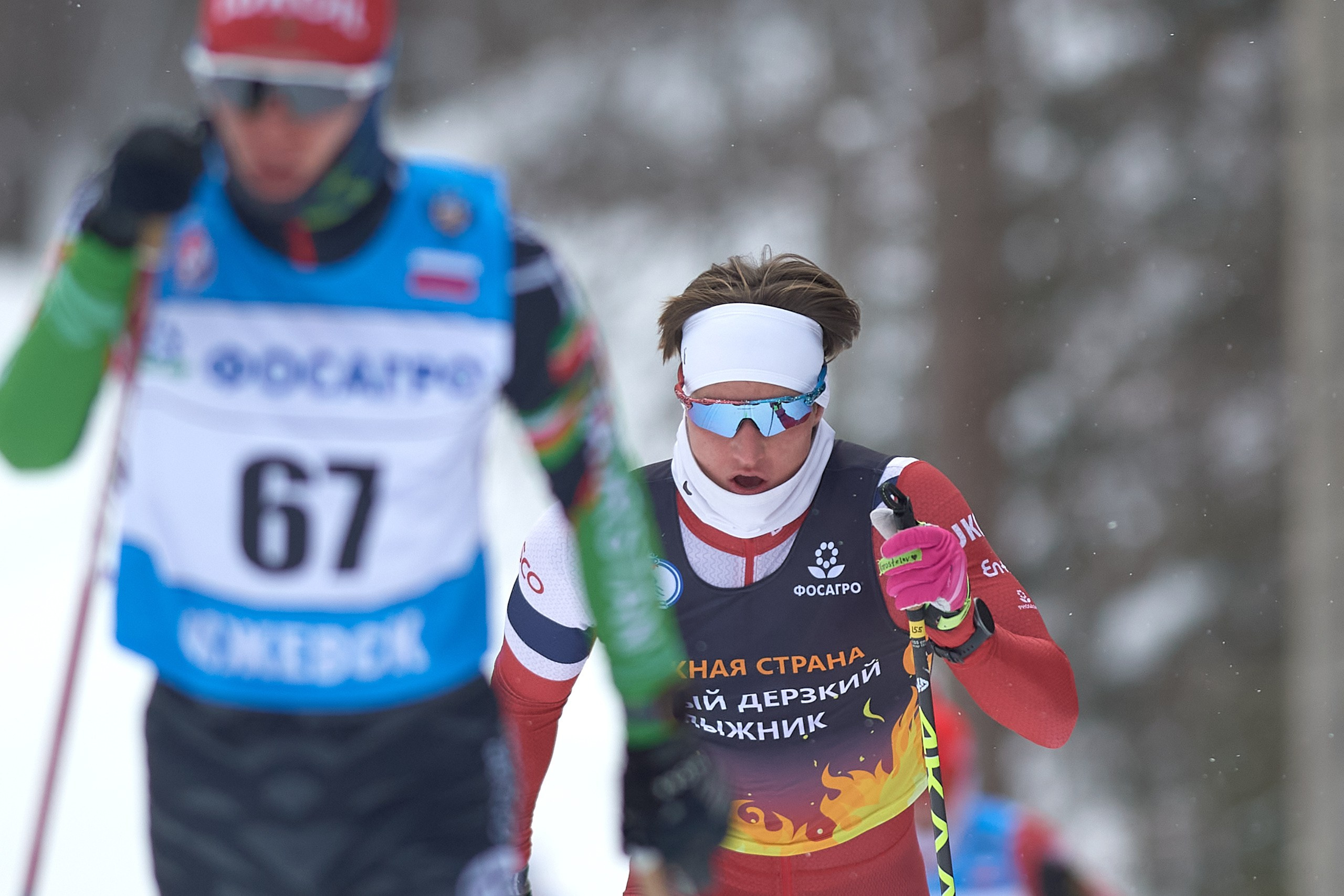 VI этап ФосАгро Кубка России по лыжным гонкам. Ижевск 25.01.2025 и 26.01.2025. Спортивный репортажный фотограф в Ижевске Сергей Мерзляков