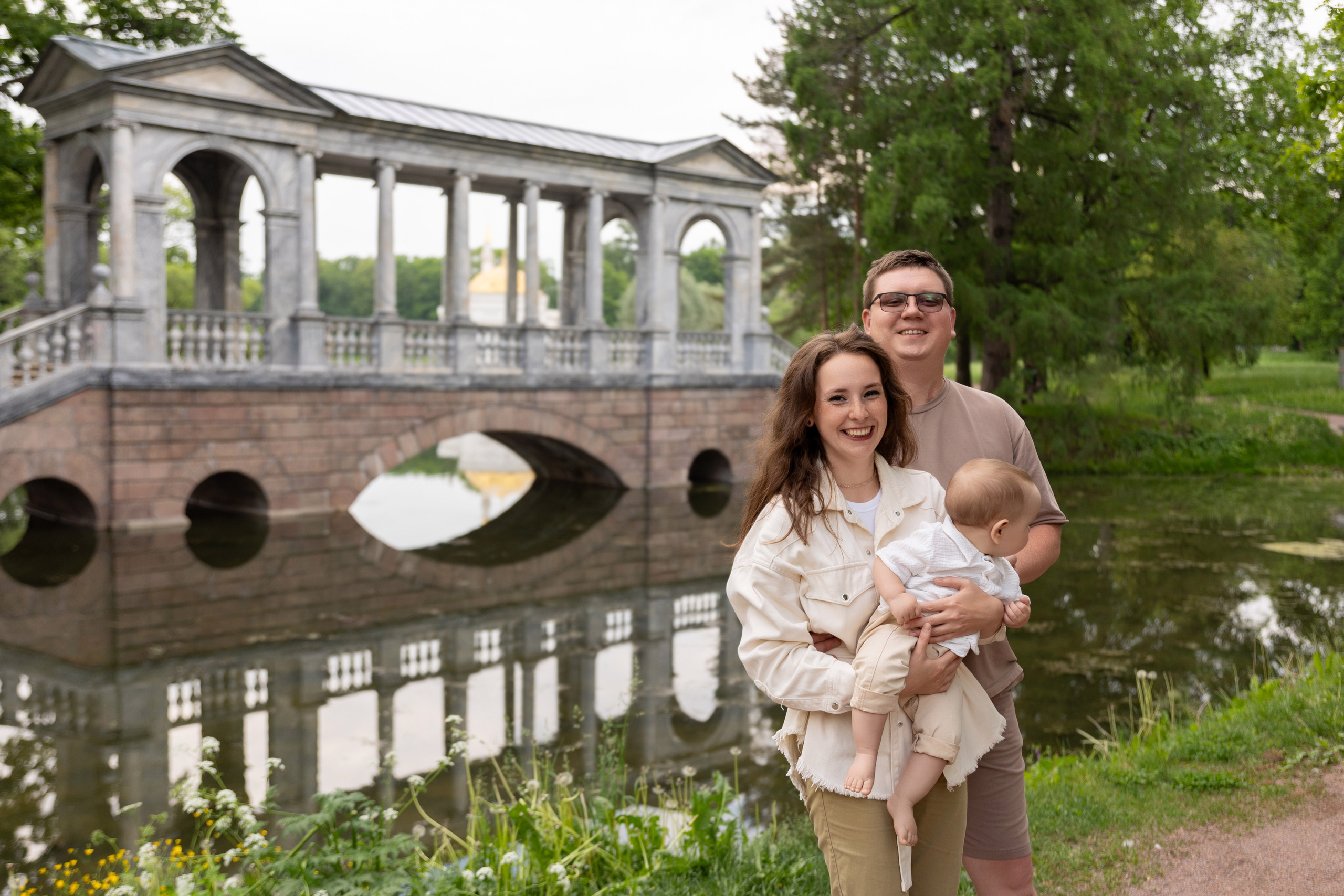 Семейная фотопрогулка в Пушкине. Семейный и свадебный фотограф в Санкт-Петербурге Татьяна Швыкова