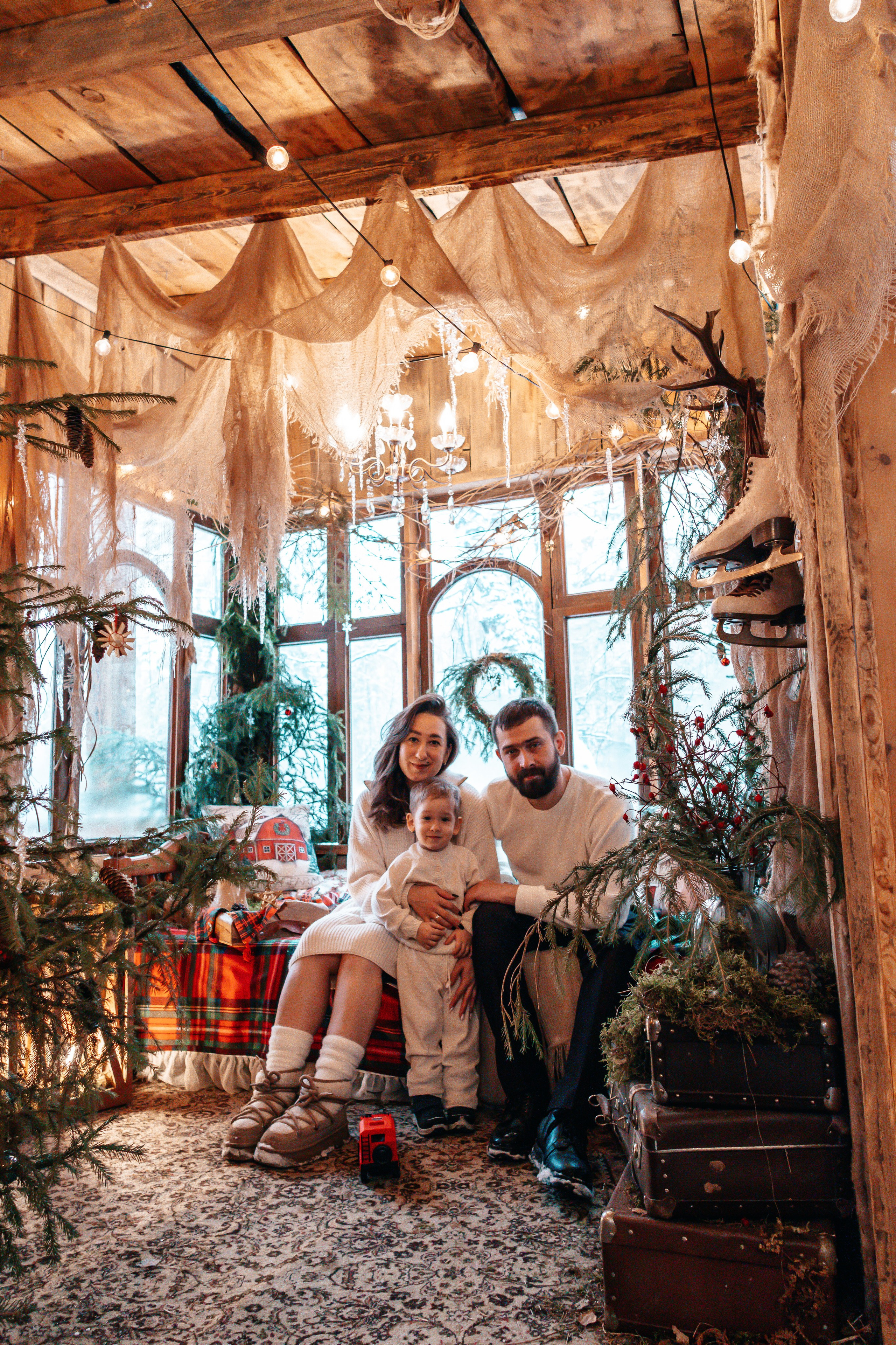 Семейная новогодняя фотосессия, Екатеринбург. Фотограф в Екатеринбурге Пойгина Елена