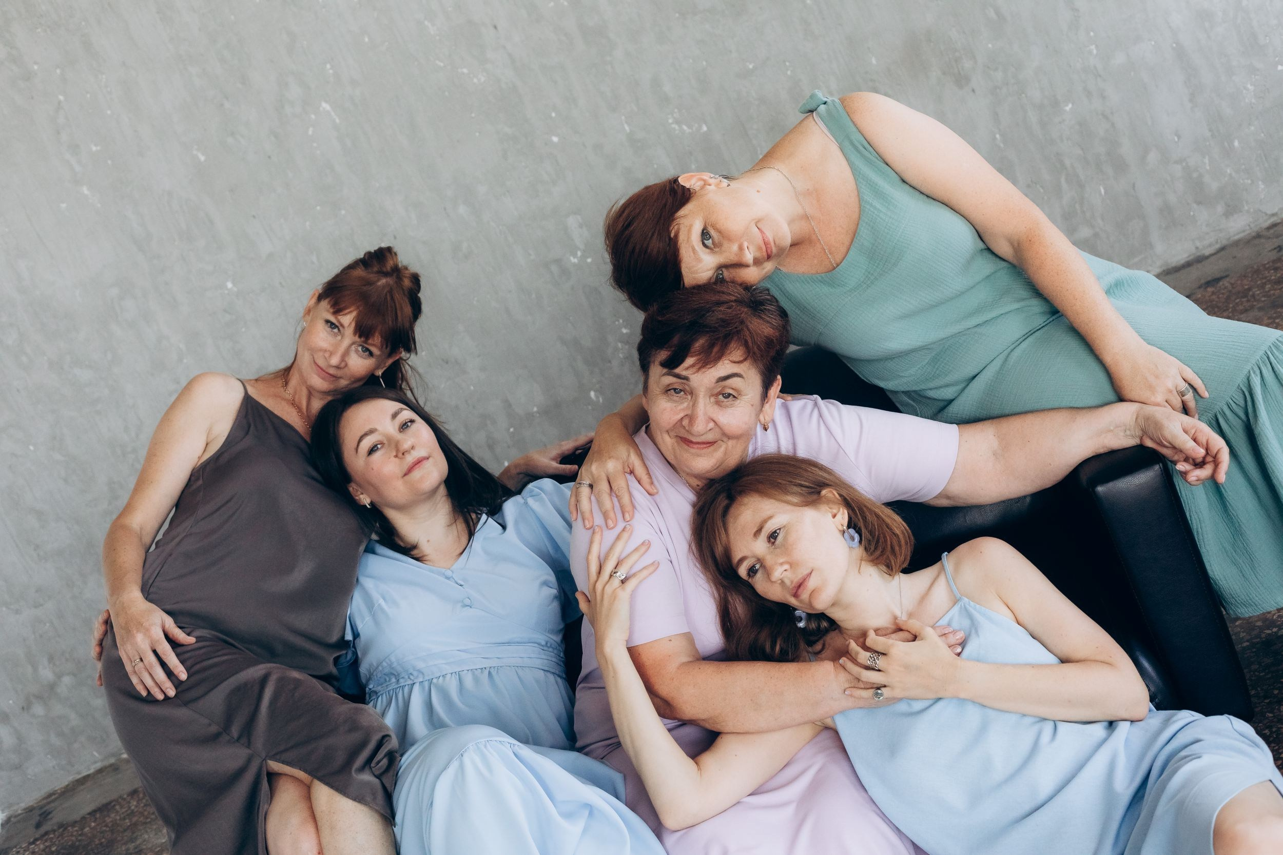 Мама и 4 дочери. Фотограф Марина Верятинская | Краснодар