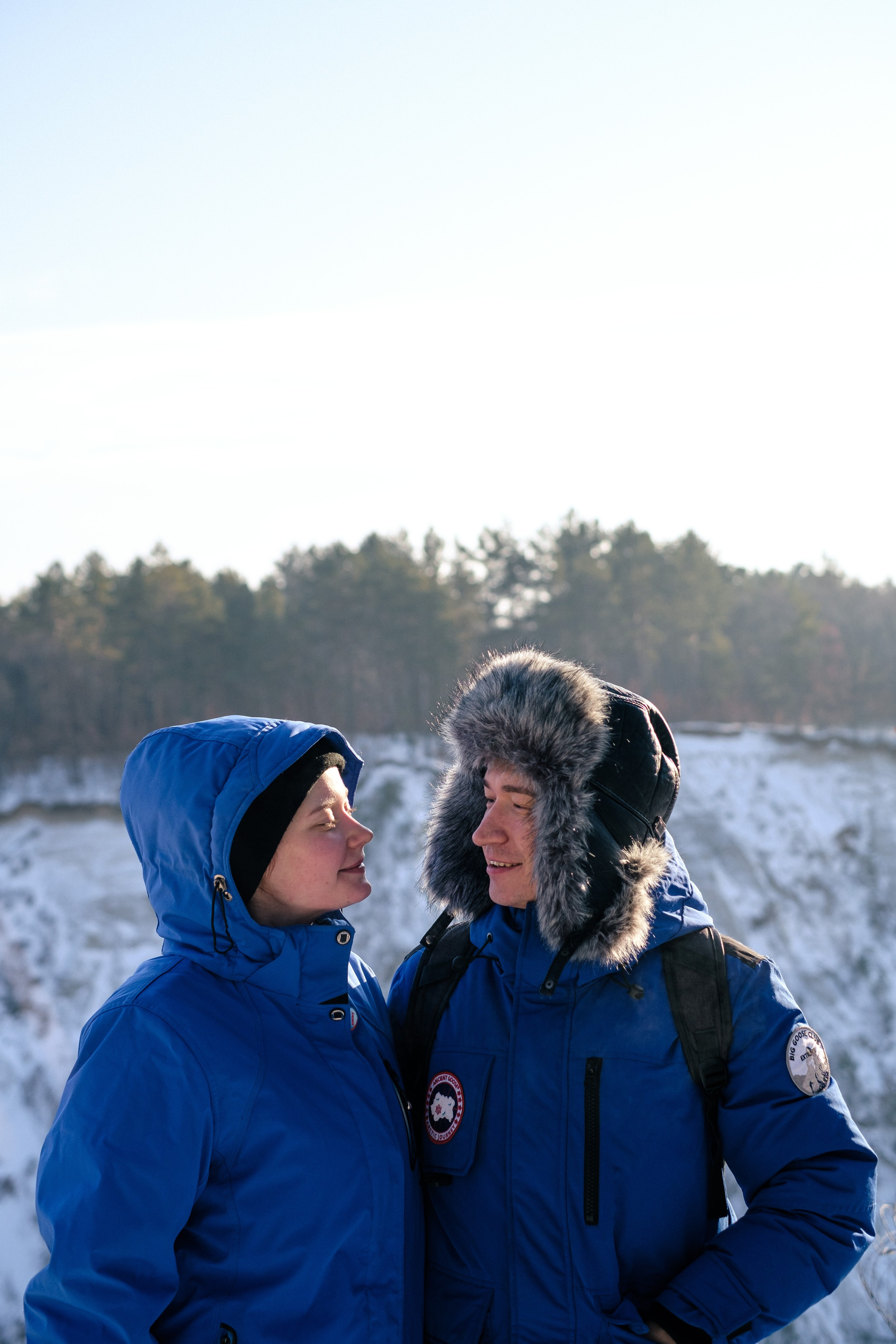 Мухинский лес зимой. Фотограф Благовещенска Яна