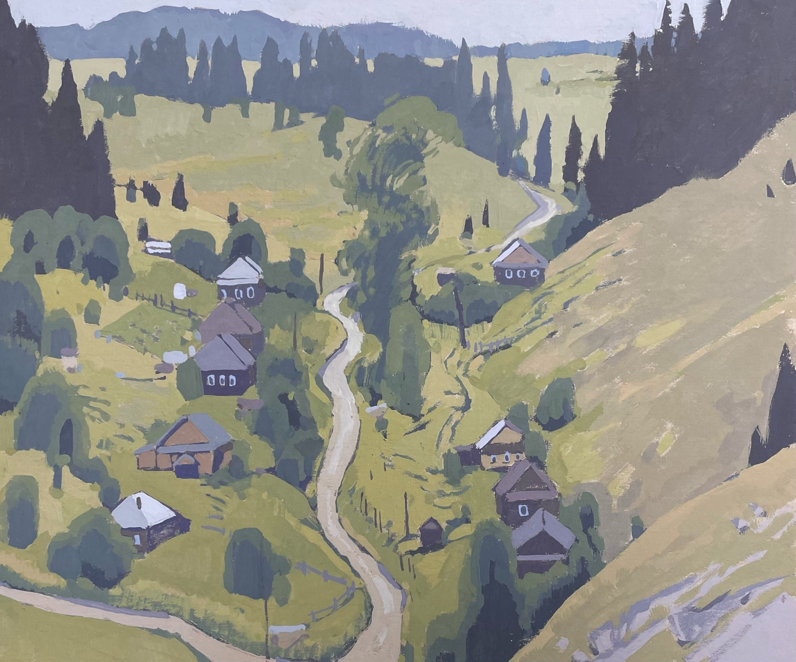 Урал. Художница Лиза Владимирова