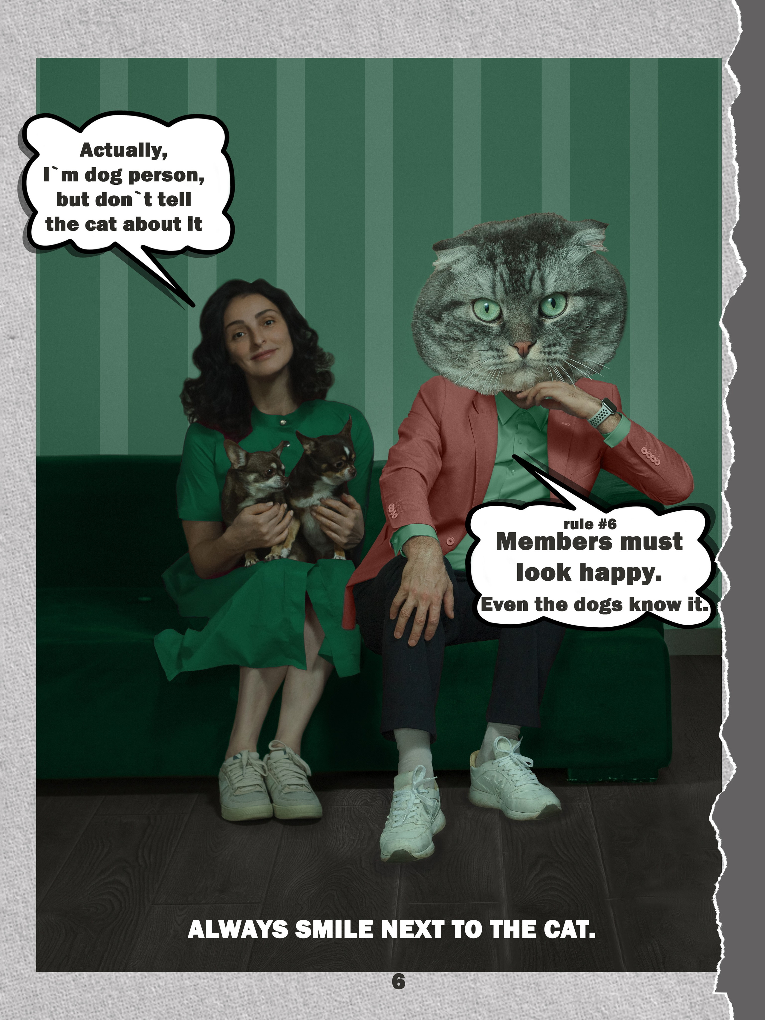 Comics «Obey the cat». MARINA MANUCHARIAN