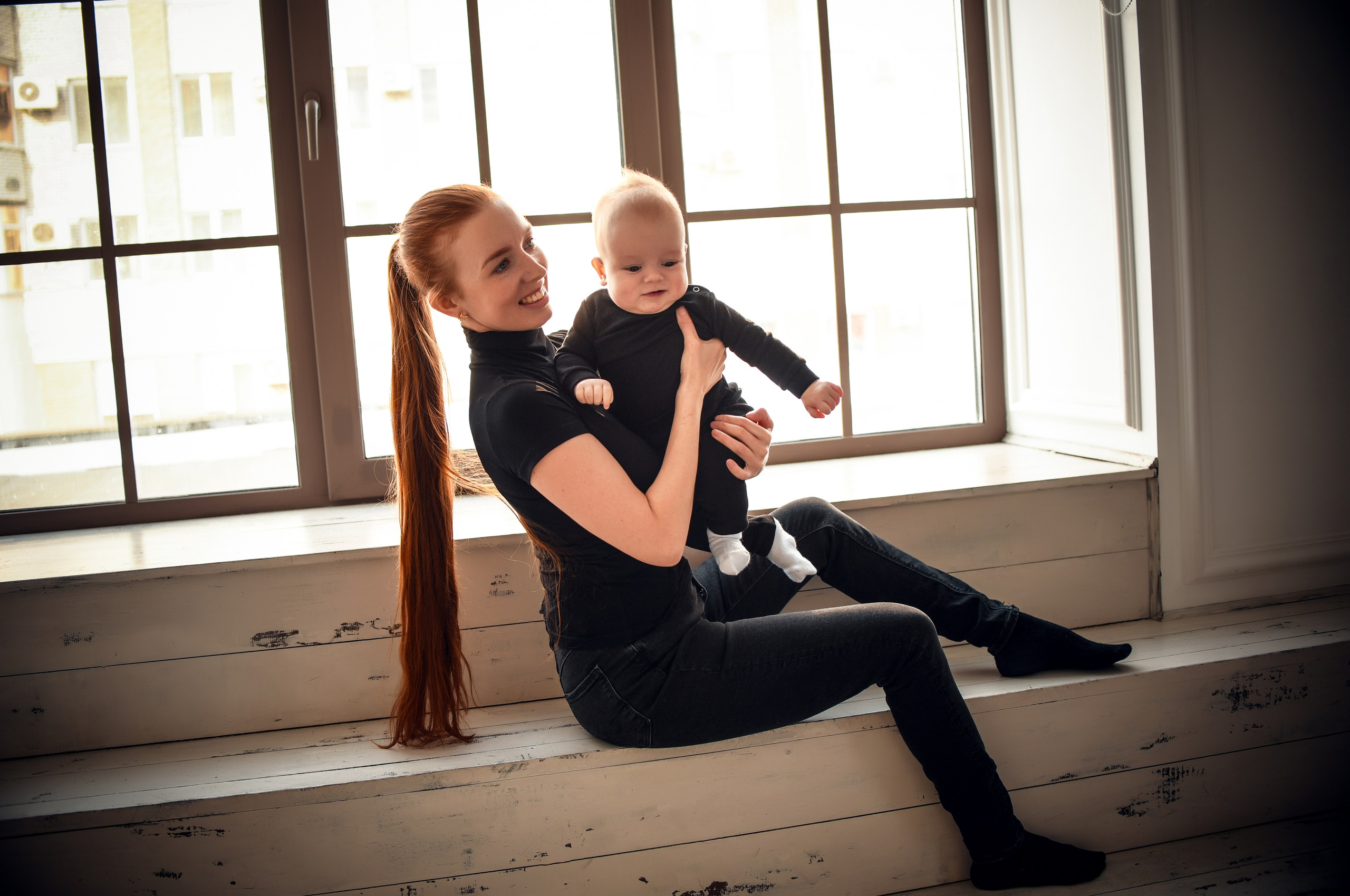 Семейная студийная фотосессия 3. Свадебный, семейный, детский, контент фотограф в Омске Максим Ильин