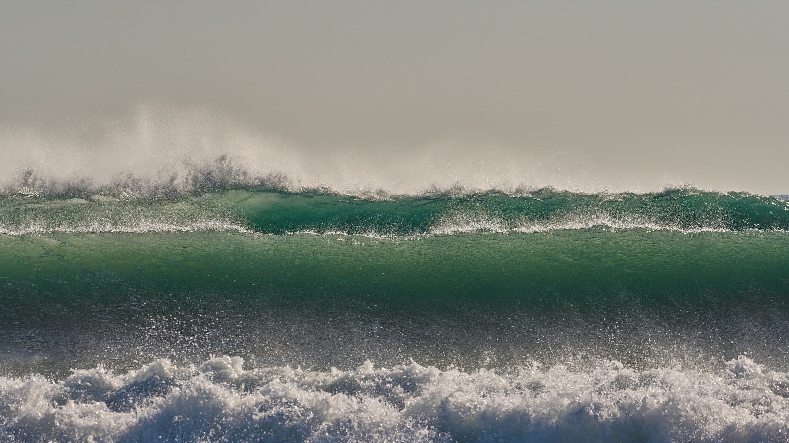 Морская волна с брызгами