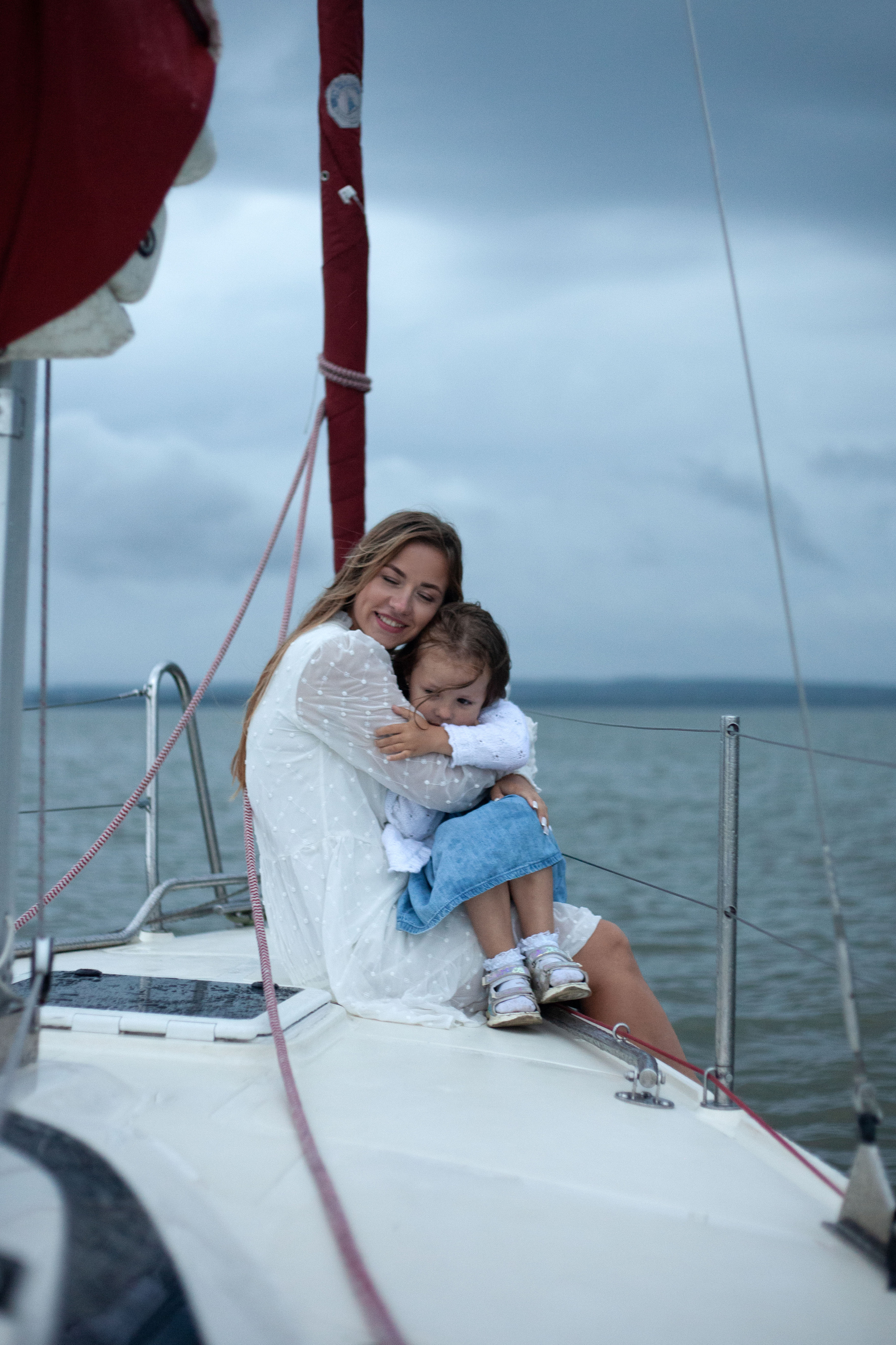 Семейная фотосессия на яхте. Фотограф видеограф Ольга Василевская