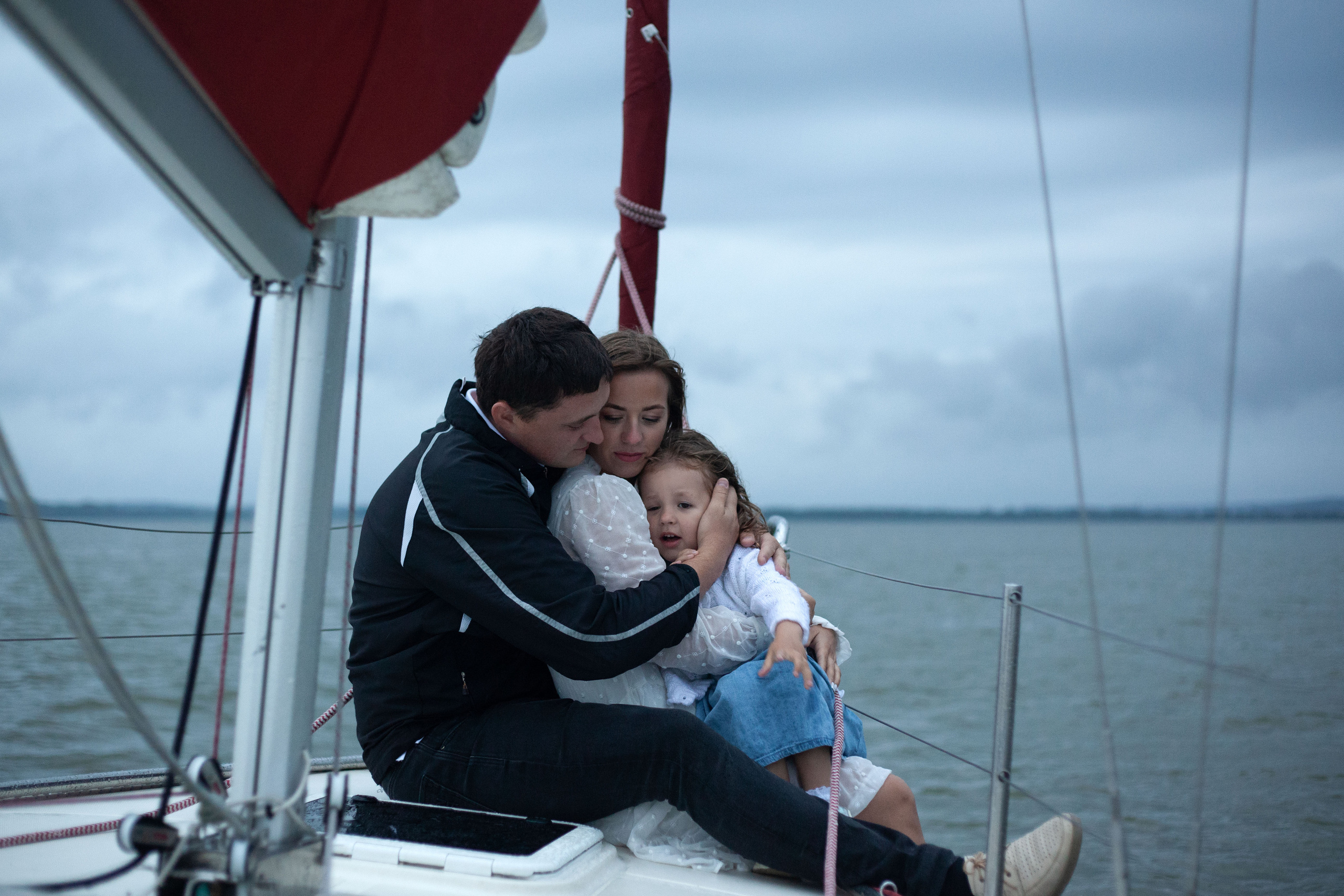 Семейная фотосессия на яхте. Фотограф видеограф Ольга Василевская
