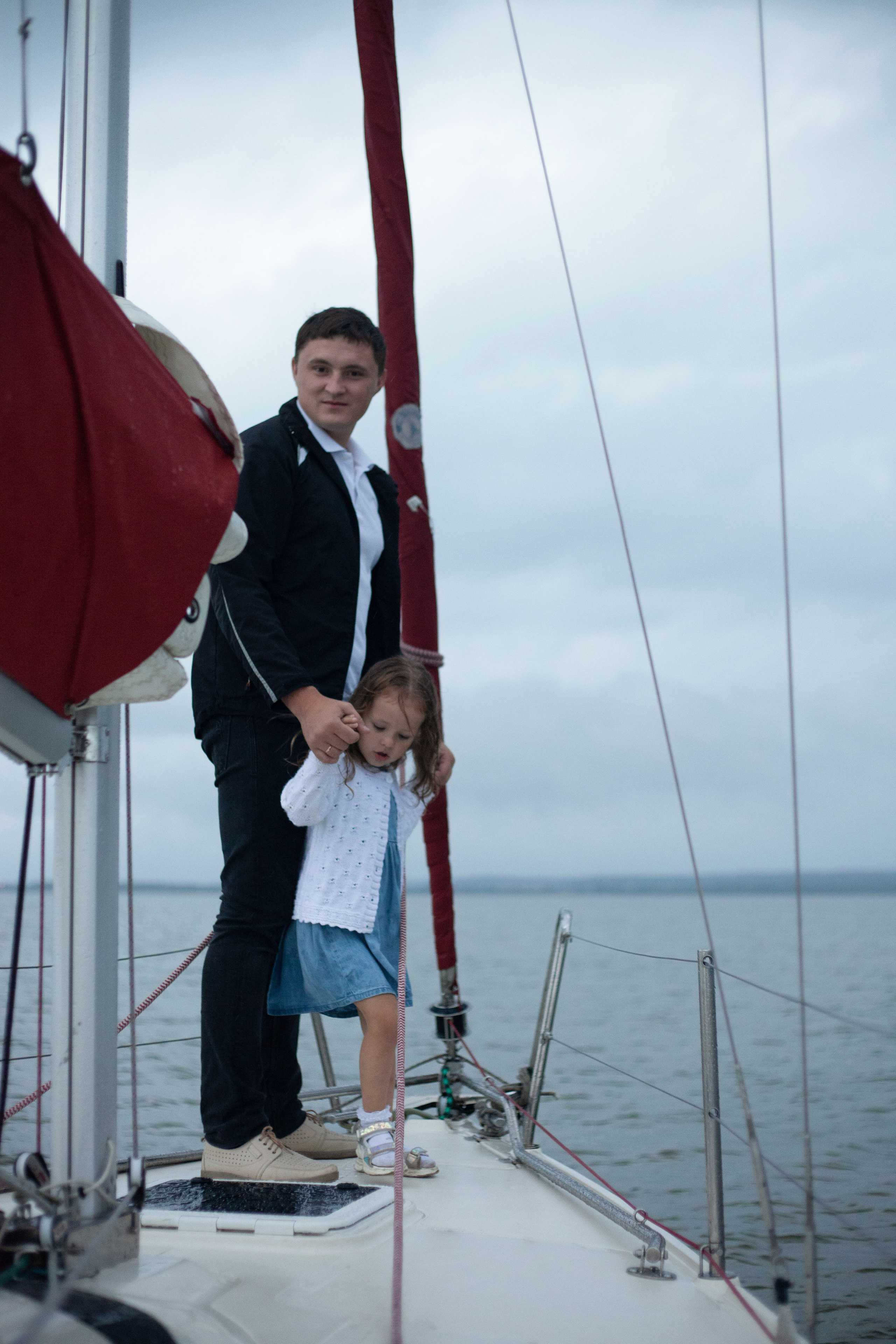 Семейная фотосессия на яхте. Фотограф видеограф Ольга Василевская