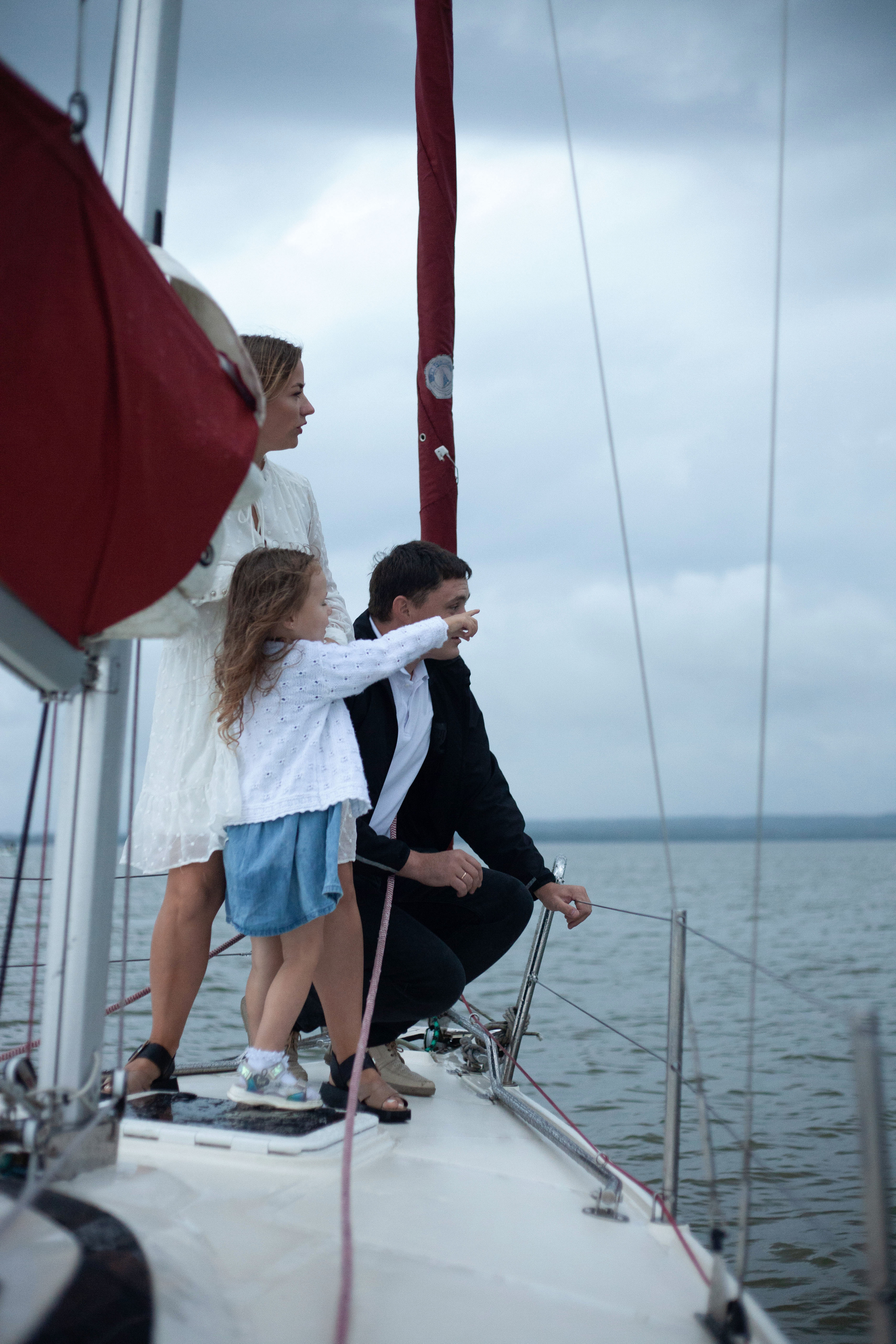 Семейная фотосессия на яхте. Фотограф видеограф Ольга Василевская