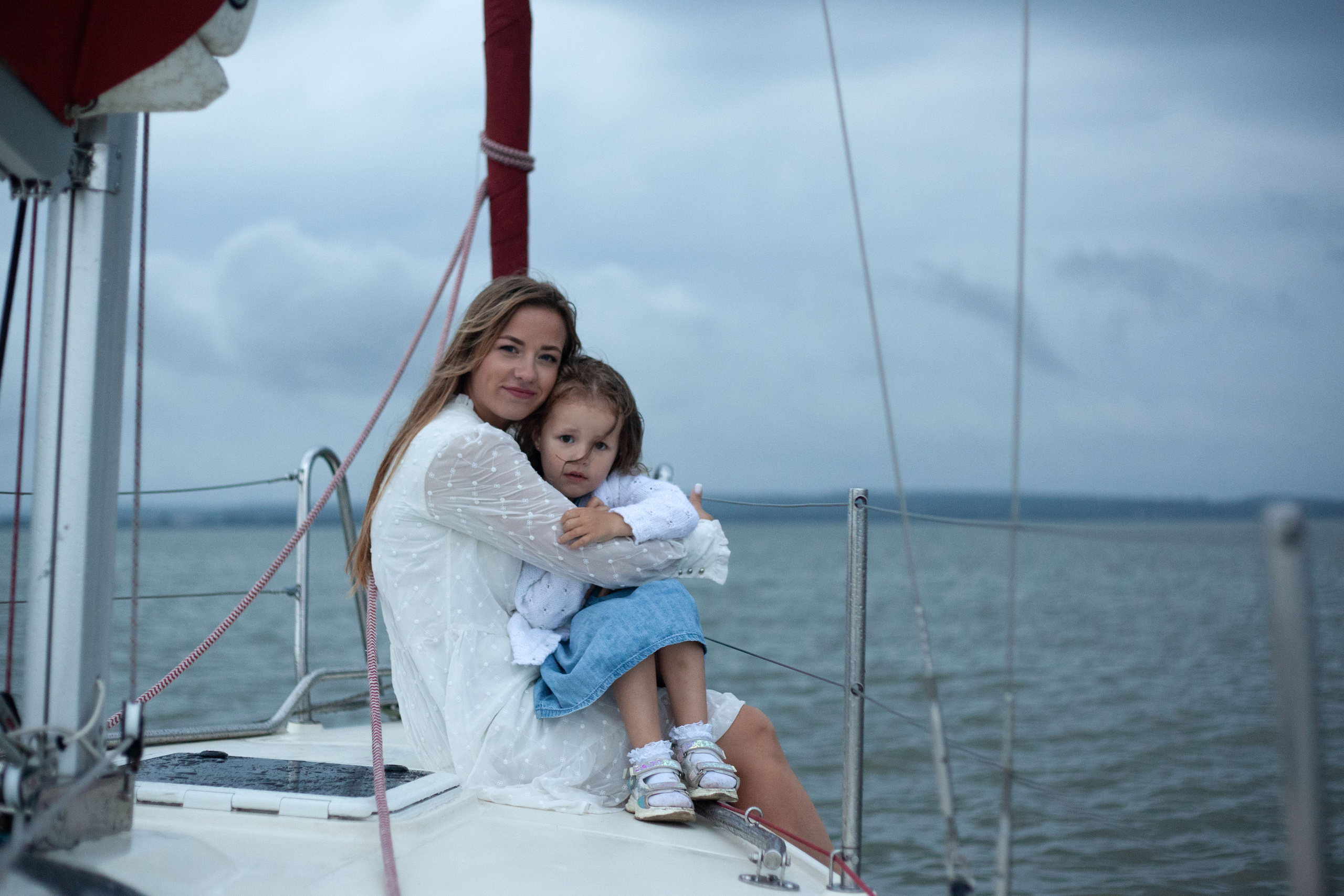 Семейная фотосессия на яхте. Фотограф видеограф Ольга Василевская