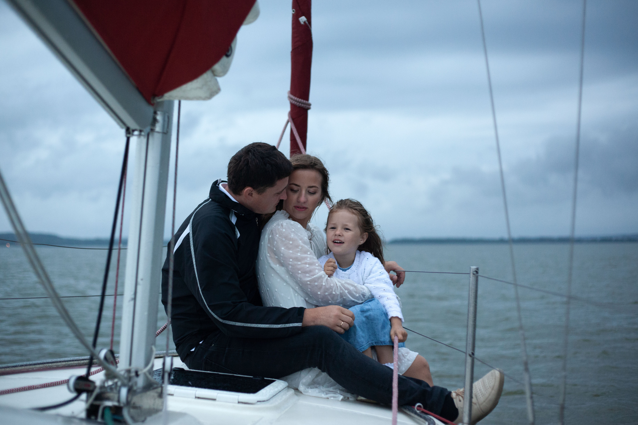 Семейная фотосессия на яхте. Фотограф видеограф Ольга Василевская