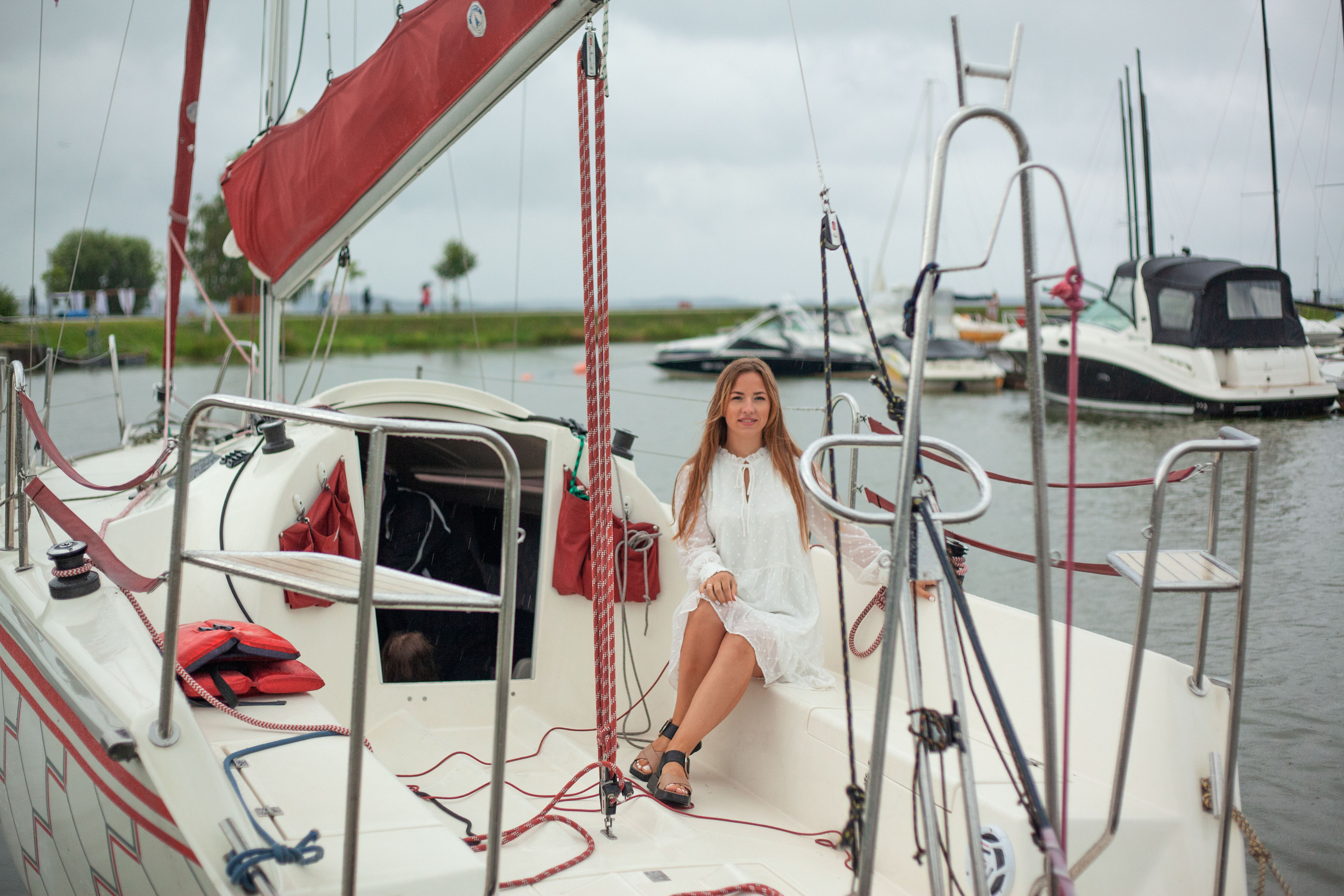 Семейная фотосессия на яхте. Фотограф видеограф Ольга Василевская