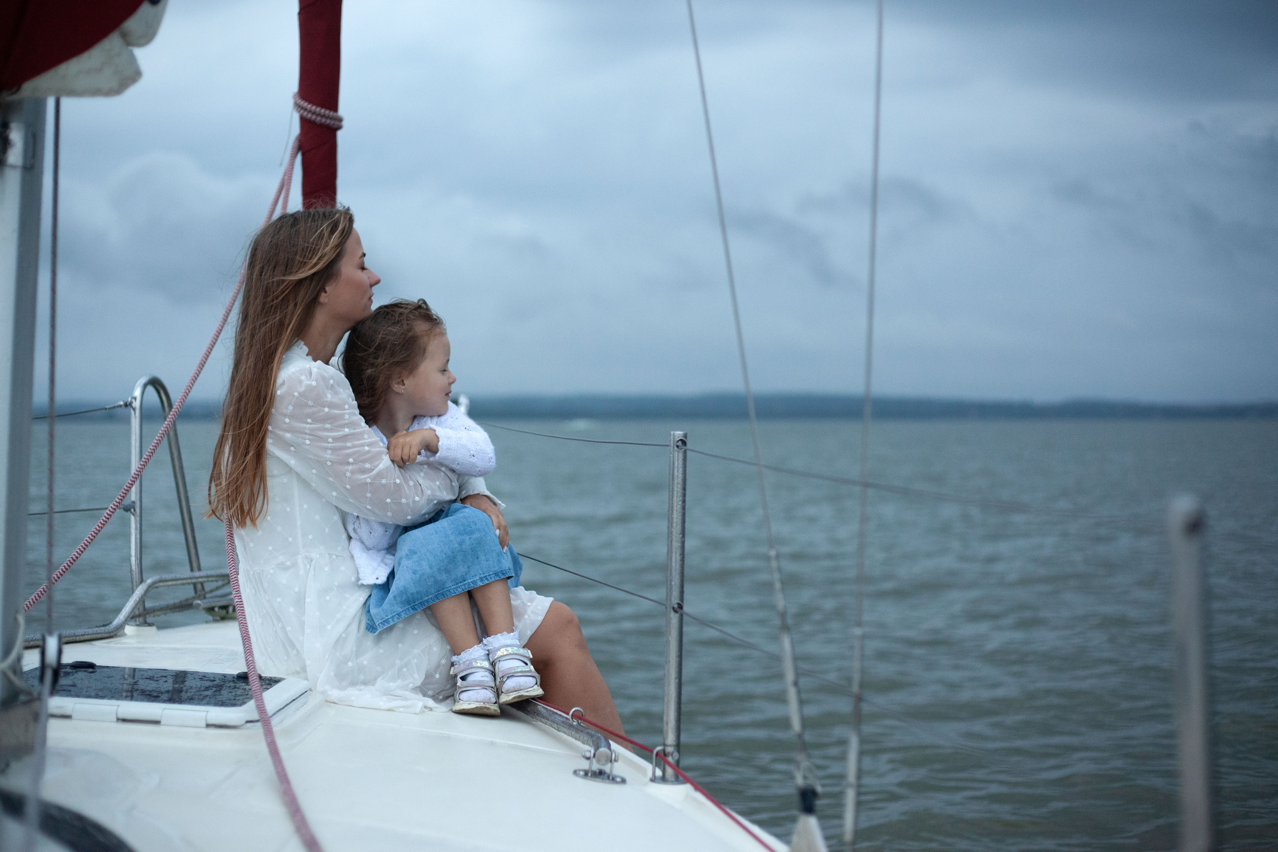 Семейная фотосессия на яхте. Фотограф видеограф Ольга Василевская