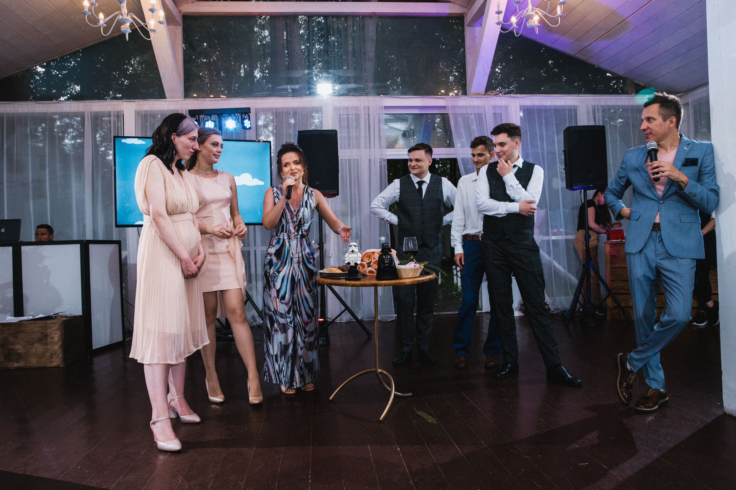 Надя и Юра. Ведущий на свадьбу в Москве Зубков Алексей