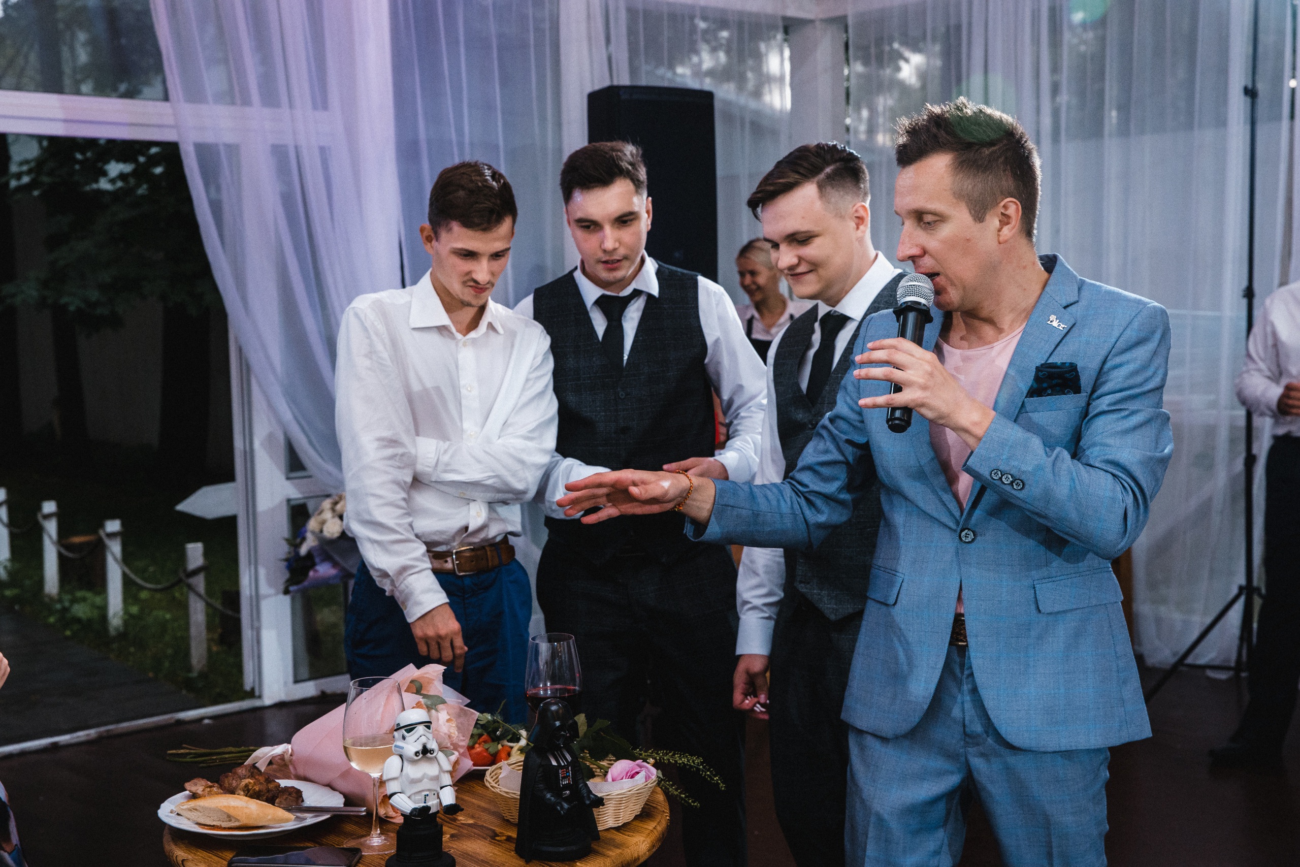 Надя и Юра. Ведущий на свадьбу в Москве Зубков Алексей