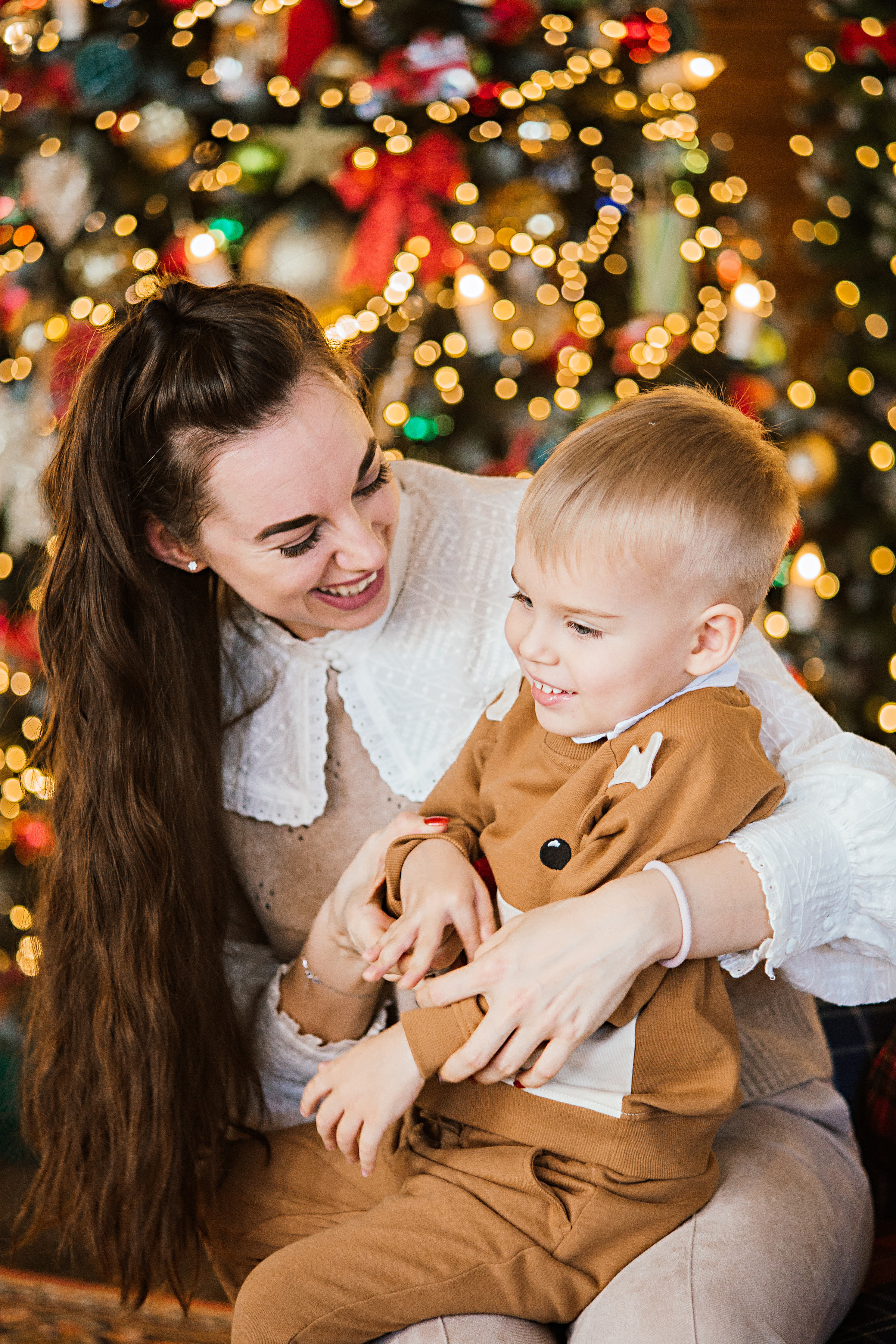 НГ фотосессии в студии. Семейный и контент фотограф в Москве Вероника Швец