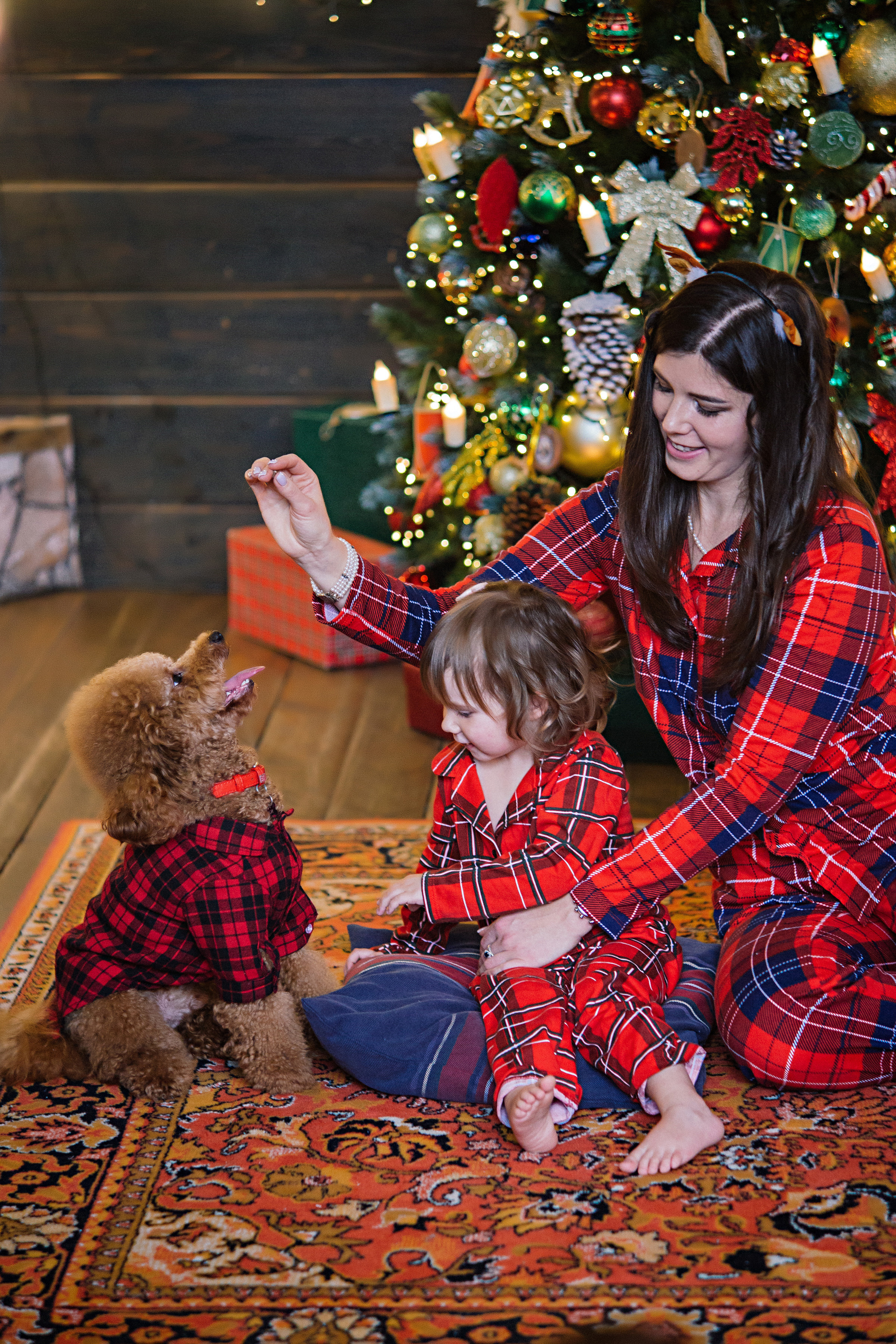 НГ фотосессии в студии. Семейный и контент фотограф в Москве Вероника Швец