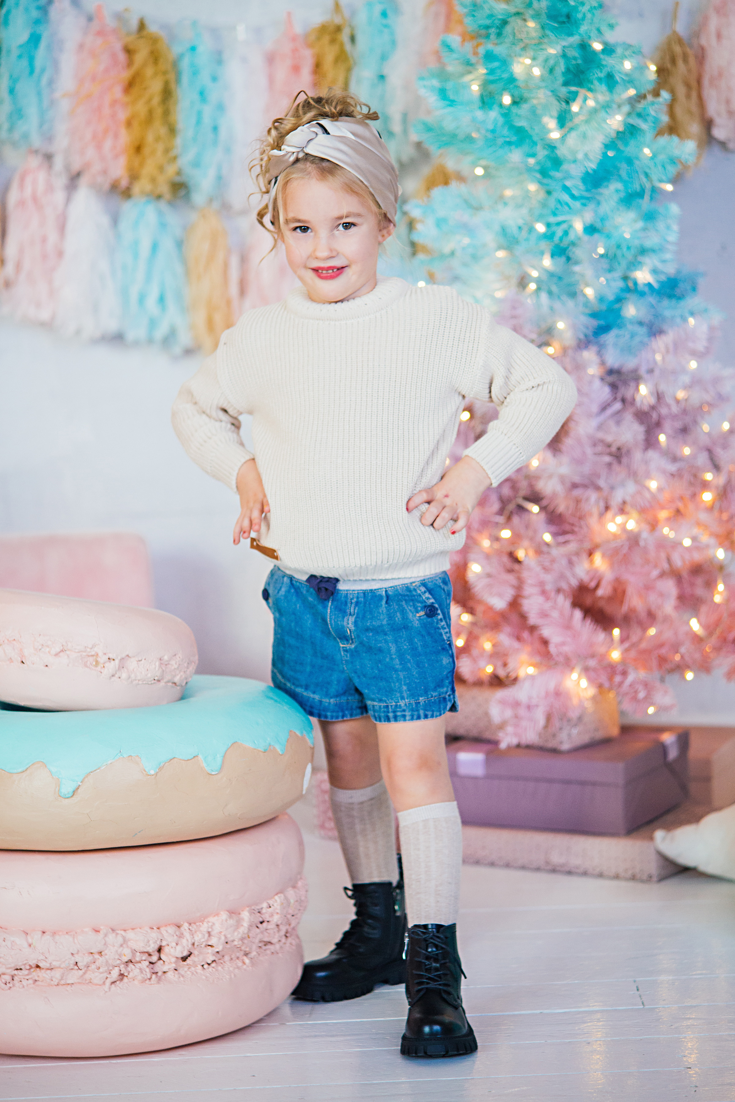 НГ фотосессии в студии. Семейный и контент фотограф в Москве Вероника Швец