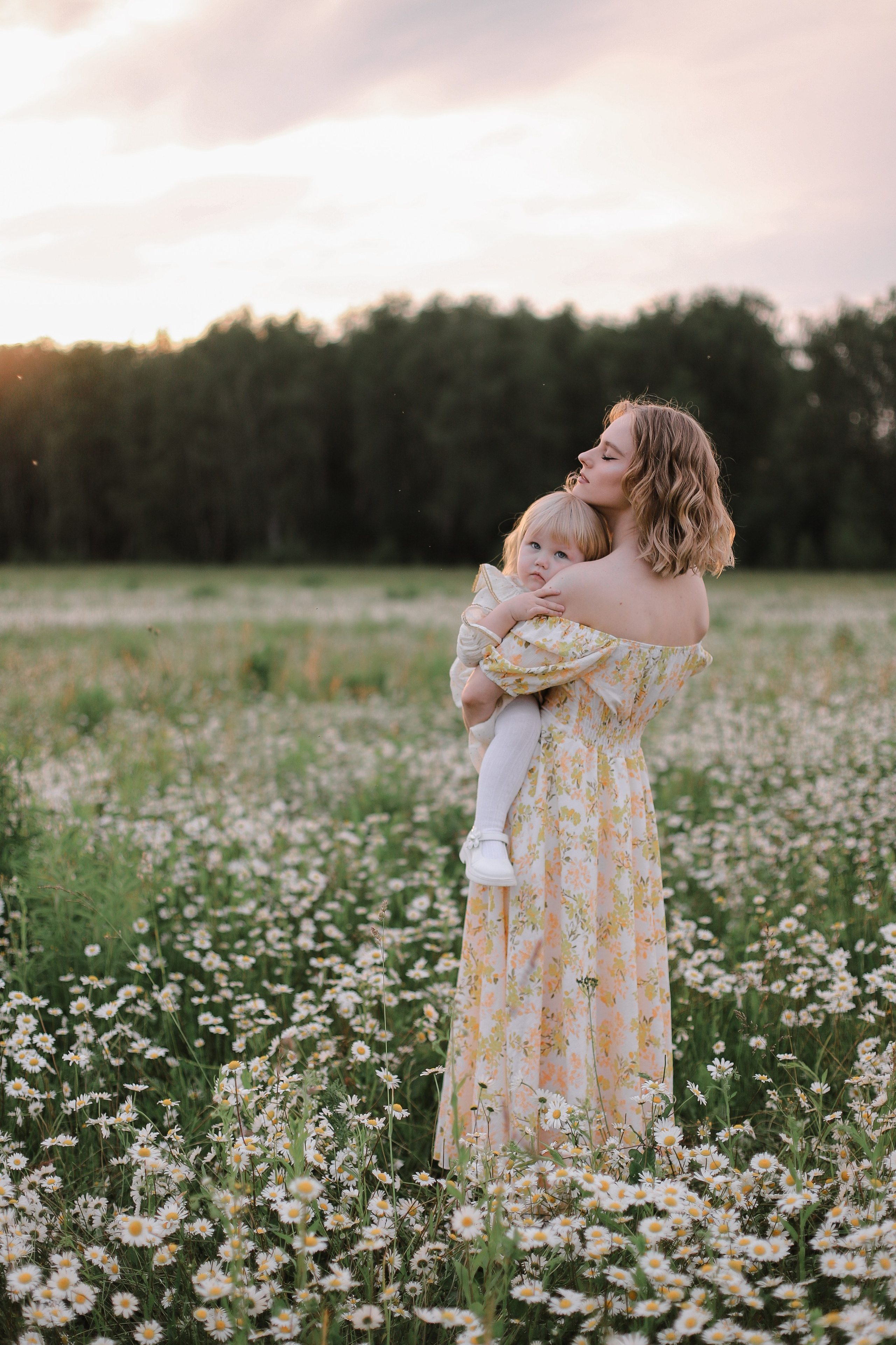 Катя и Соня в ромашках. Свадебный, семейный и детский фотограф в Люберцах Зайцева Анастасия