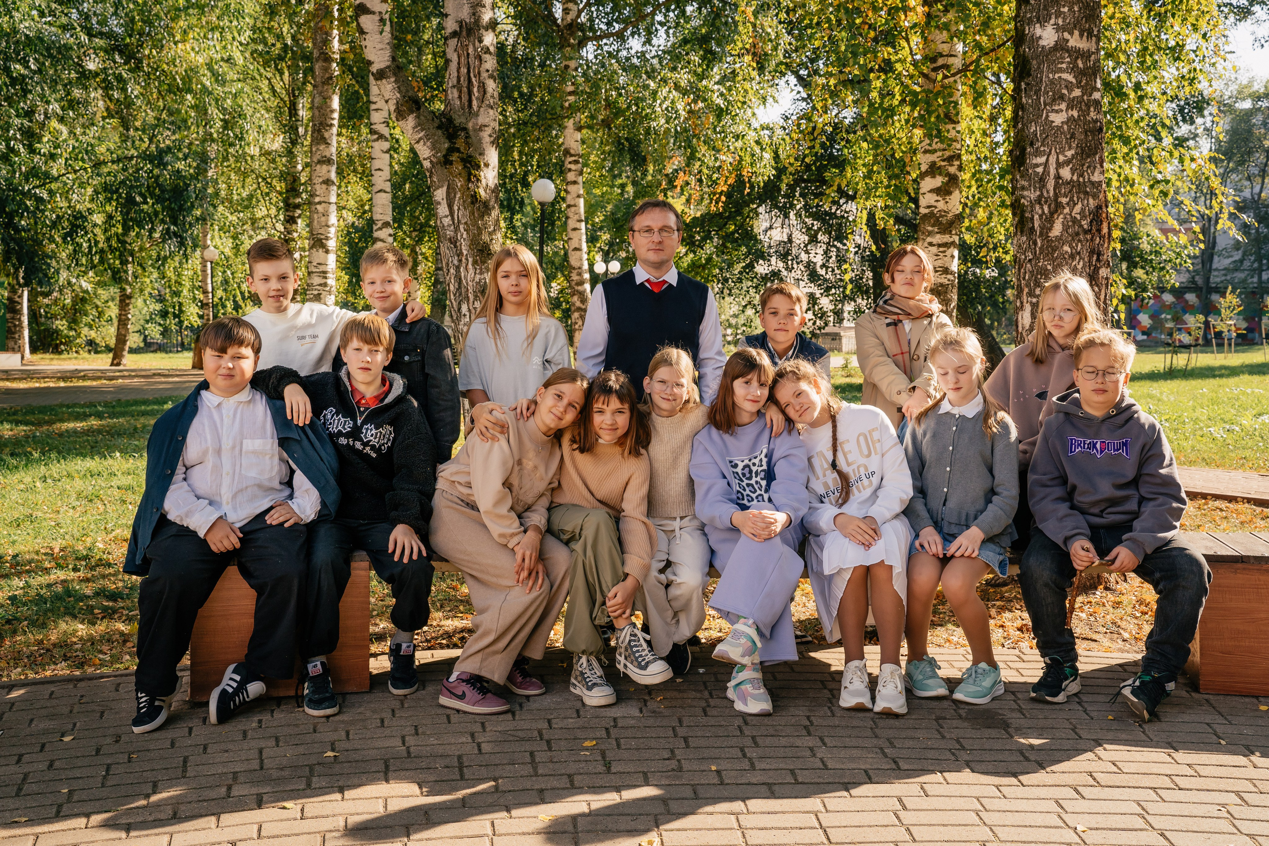 Осенняя фотосессия для школьников. Выпускные альбомы в городе Кирове. Фотограф Екатерина Невская