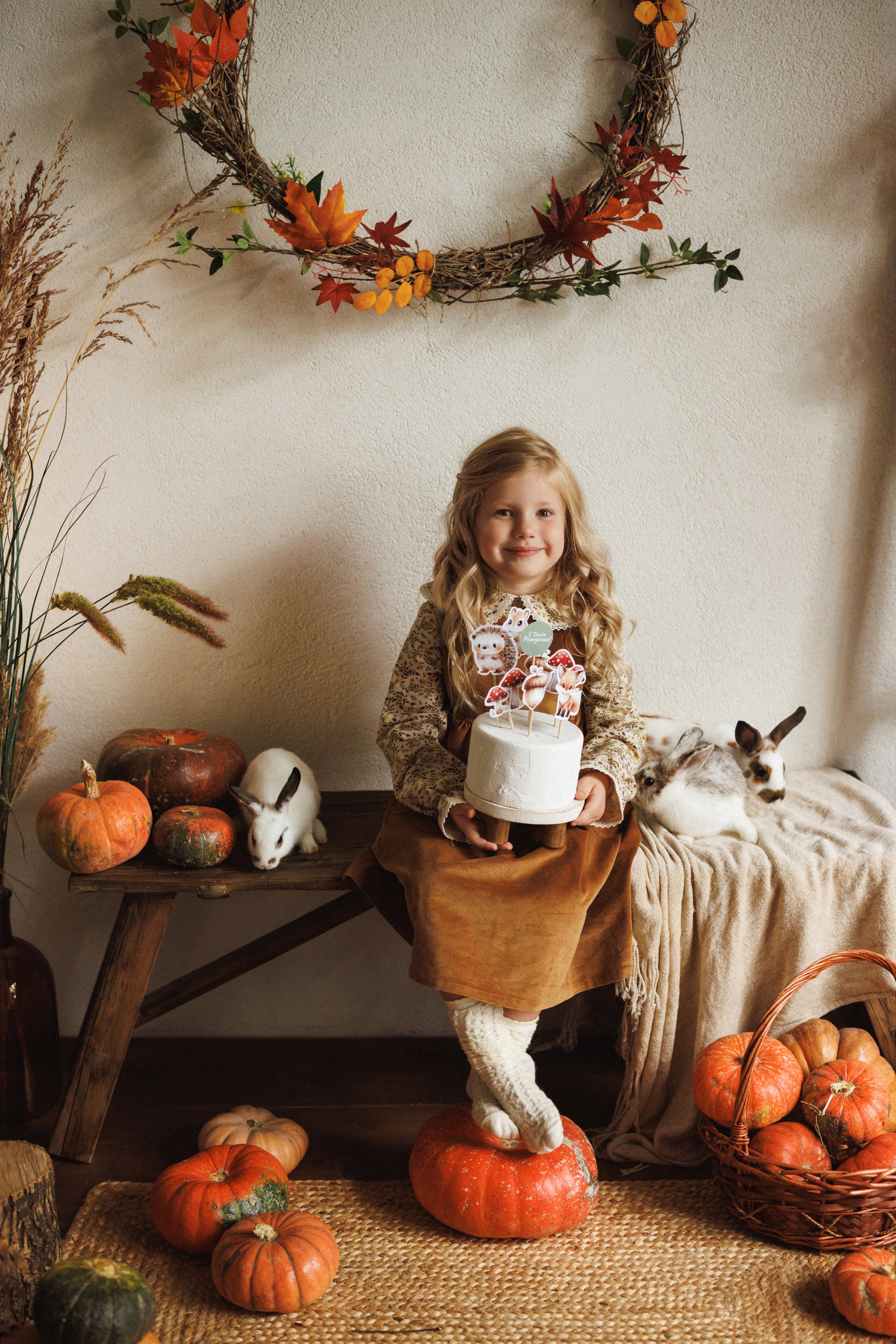 Осенняя фотосессия в фотостудии Mestone, город Краснодар. Семейный и детский фотограф в Краснодаре Анна Трашкова