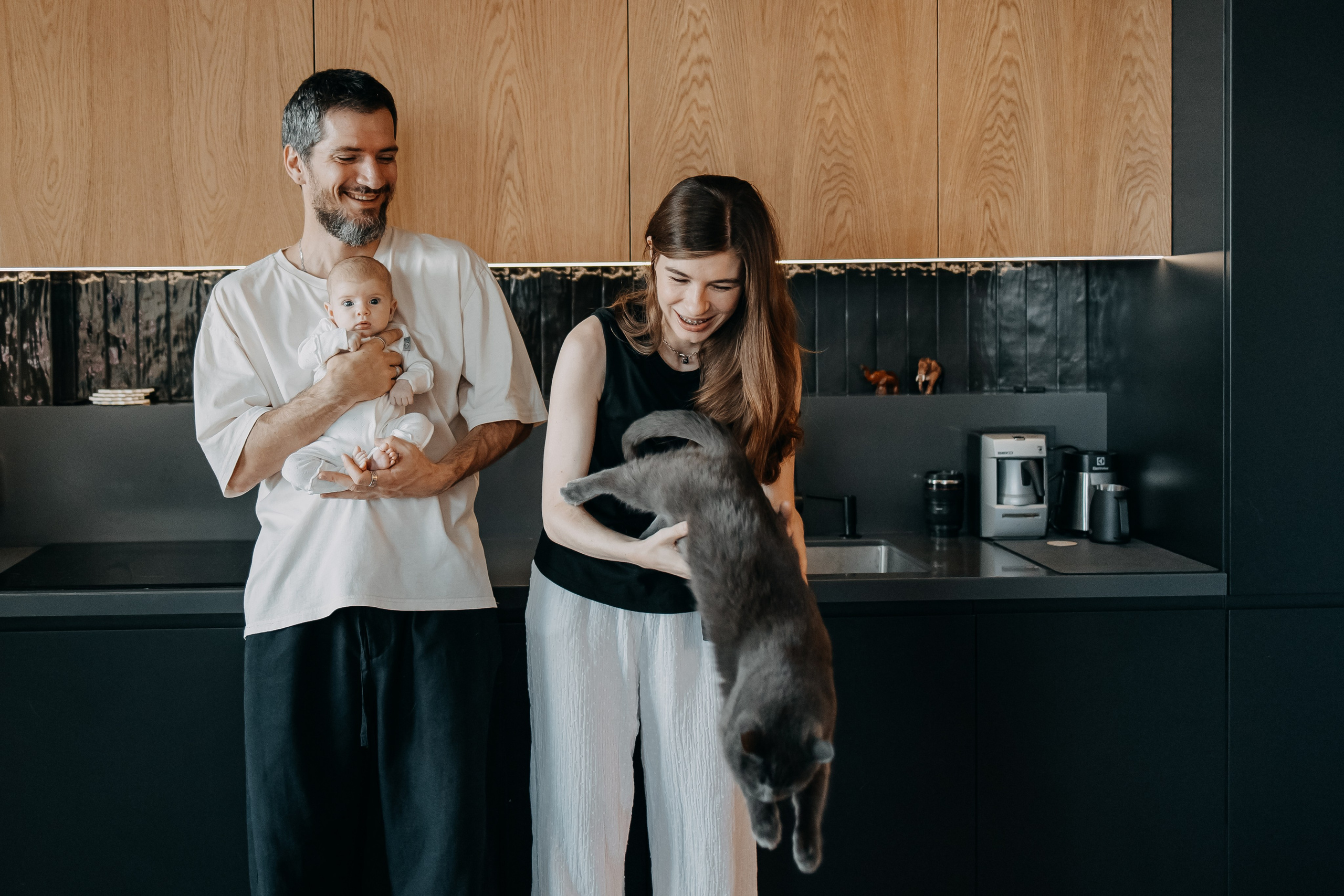 Елена, Максим и Арина. Детский и семейный фотограф. Москва