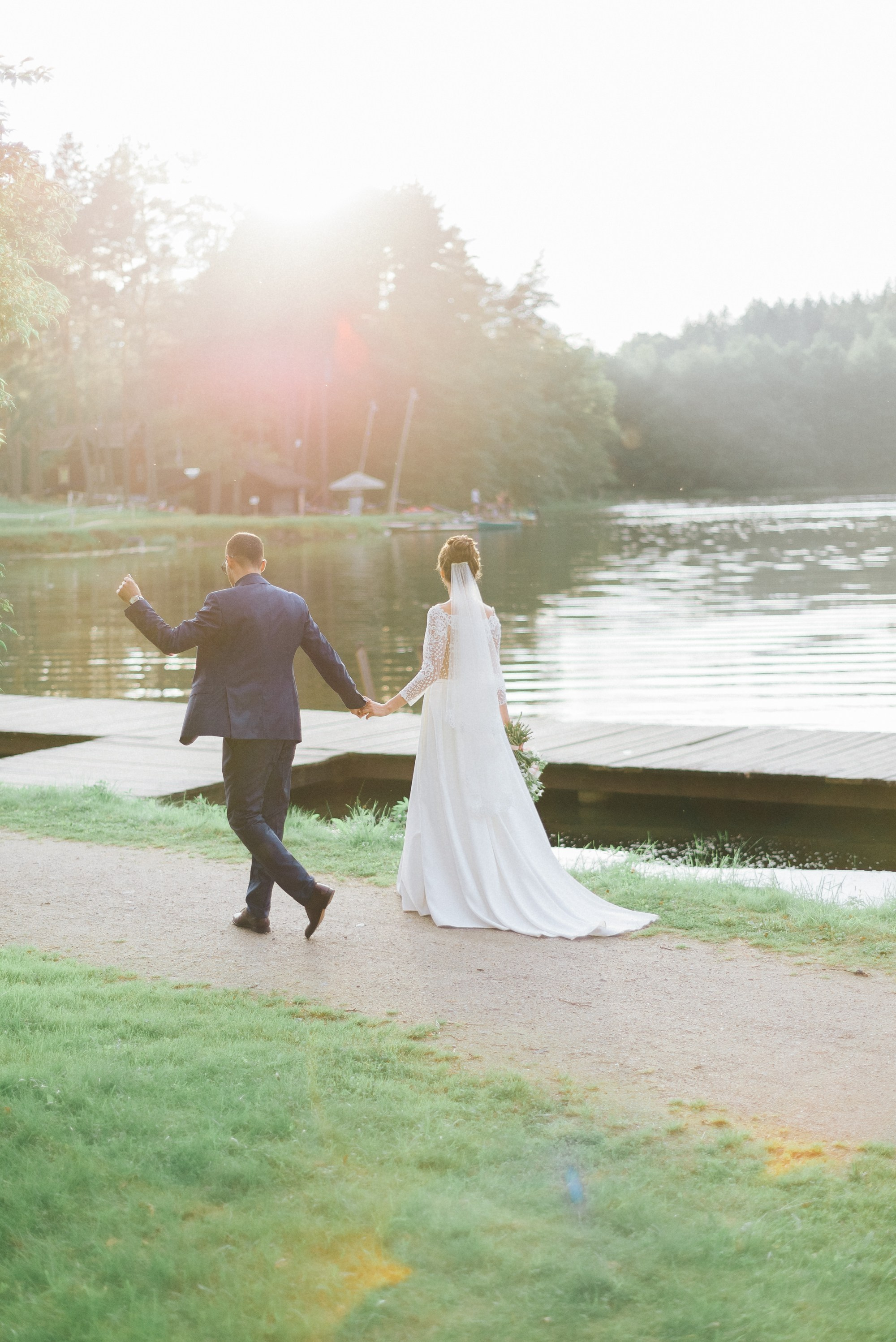 Свадьба на озере. Изящная фотография | Ксения Милушкина