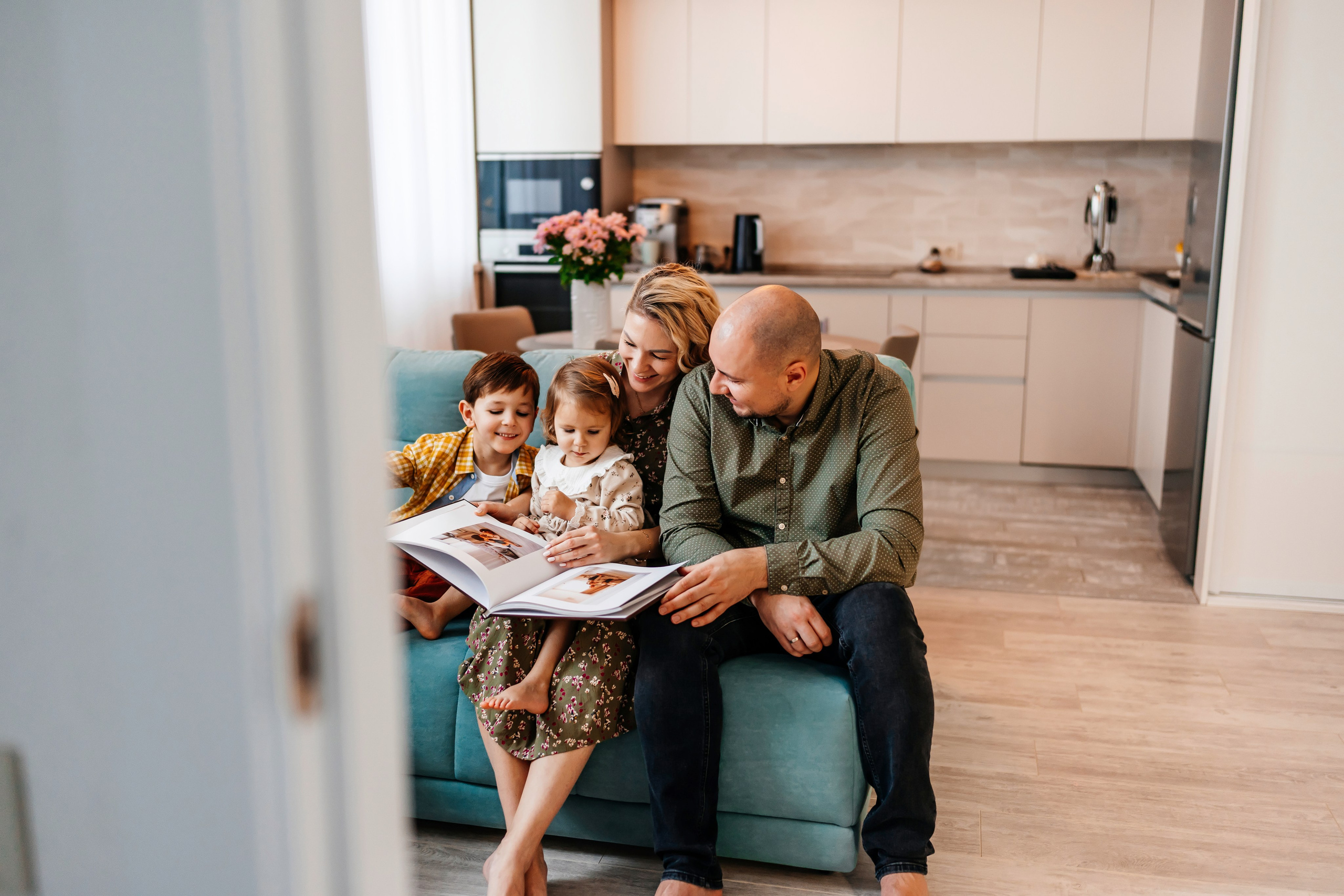 Семейная фотосессия на двухлетие. Семейный фотограф в Москве Ирина Жур