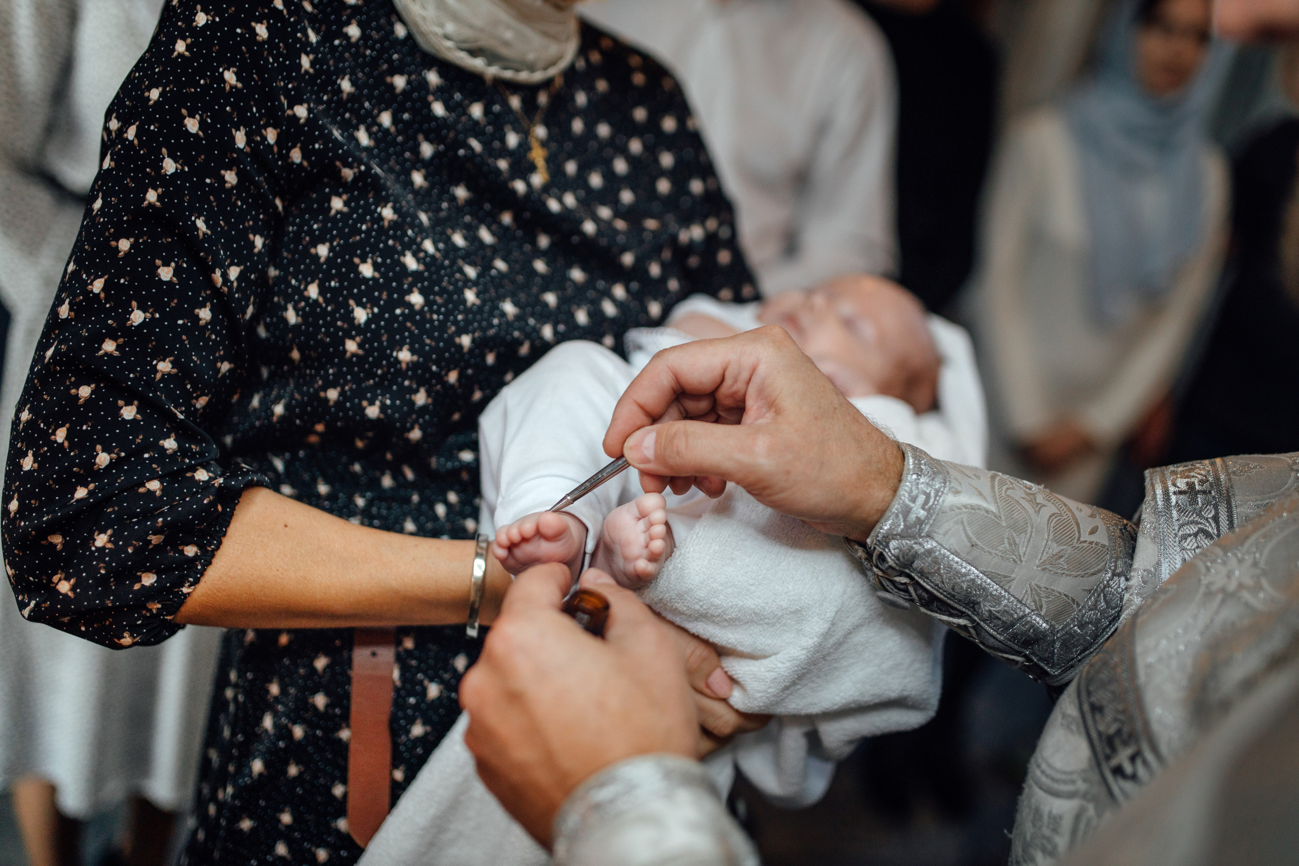 Крещение Тимура храм иконы Всех Скорбящих Радость, октябрь 2024