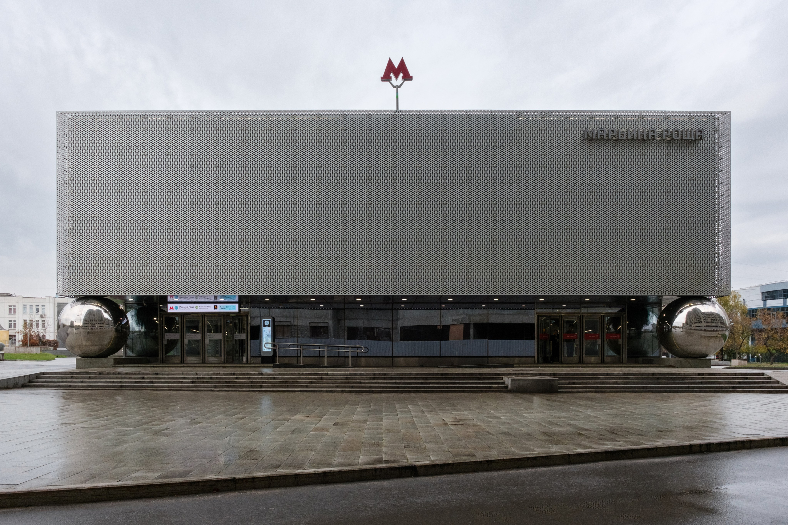 Станция БКЛ «Марьина роща». Михаил Мулач | Архитектурный фотограф