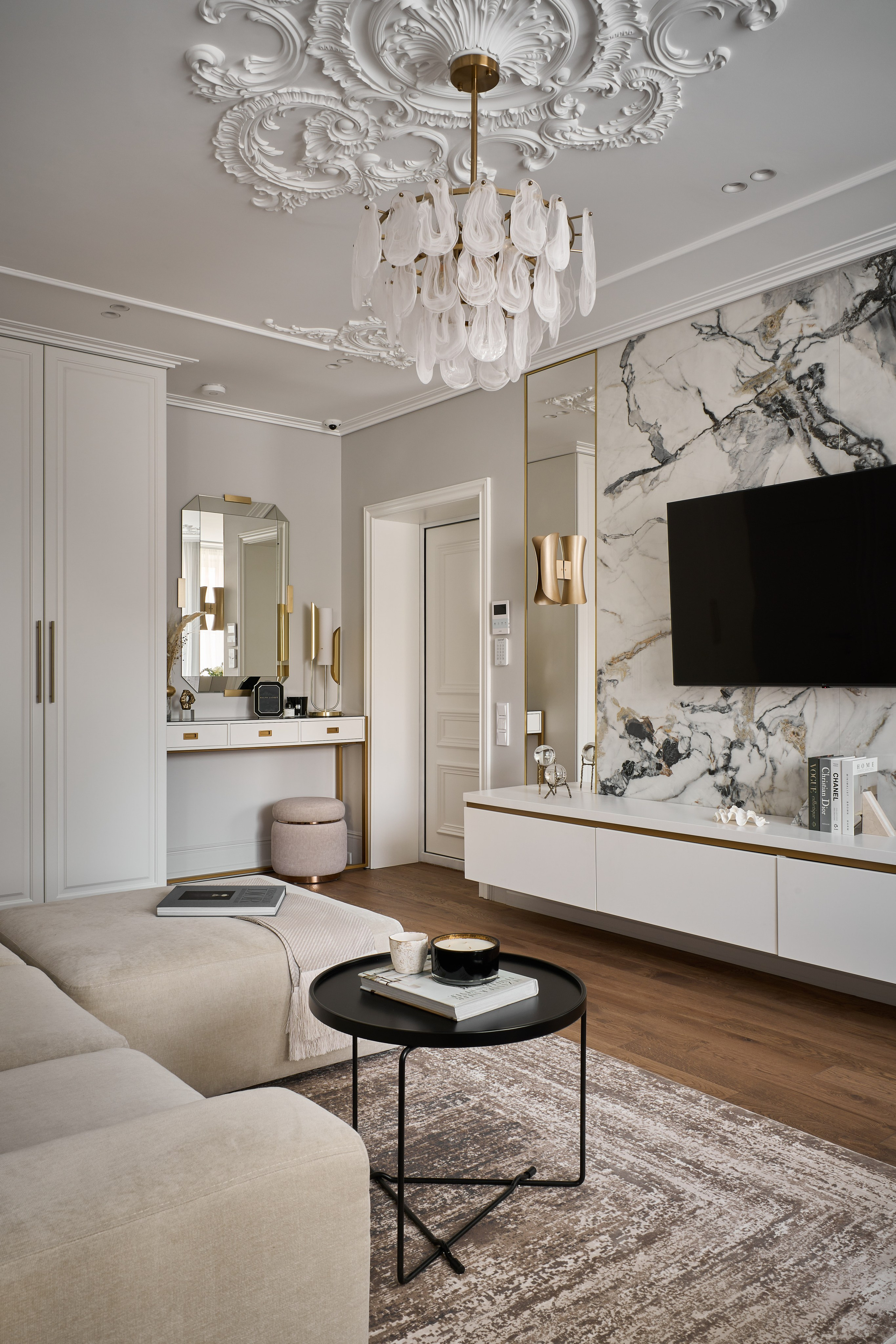 Квартира в историческом центре Москвы, по проекту компании MISIA DEVELOPMENT. Бояршинов Антон Интерьерный фотограф/видеограф Москва