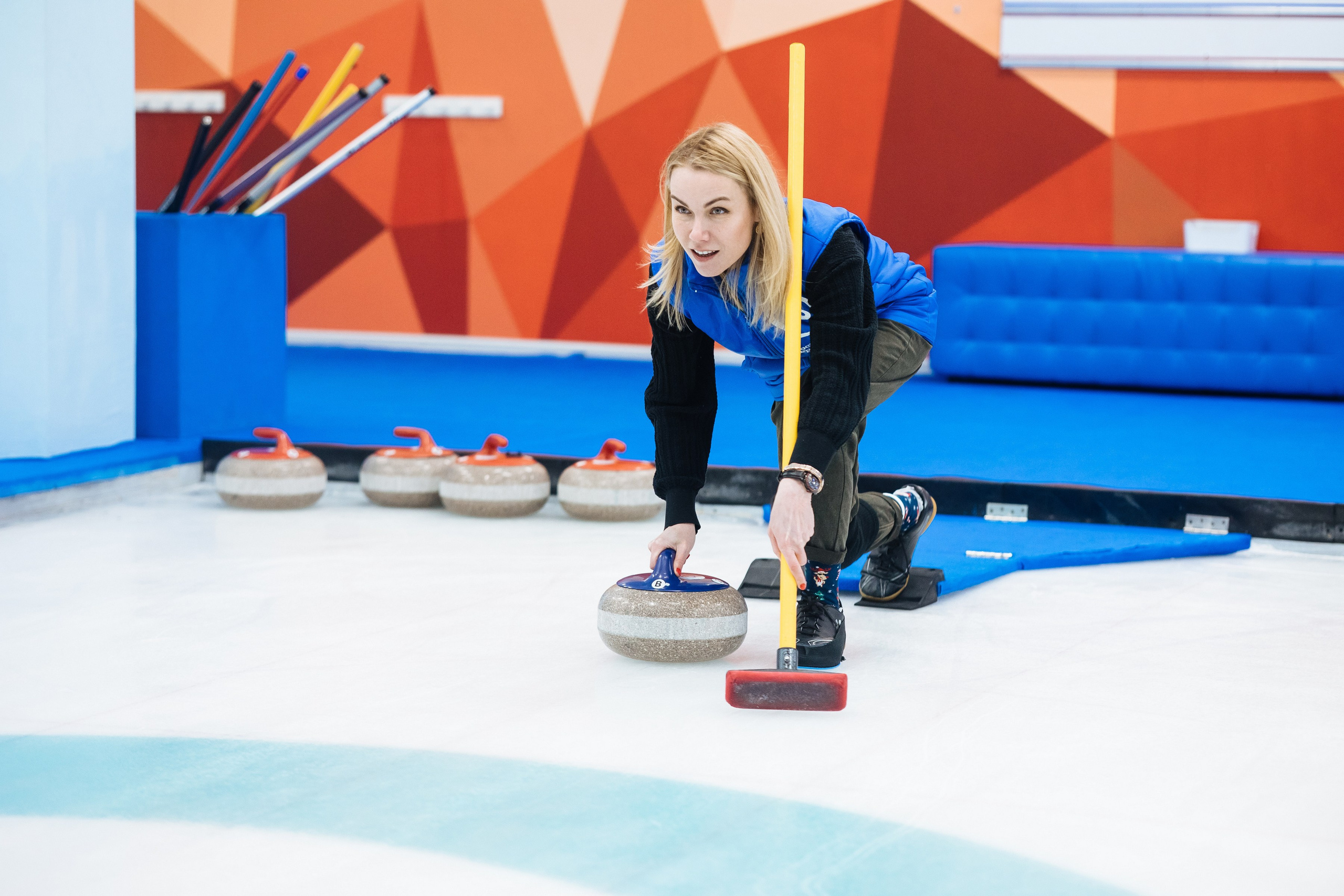 Корпоратив в кёрлинге. Свадебный и семейный фотограф Екатерина Иванова