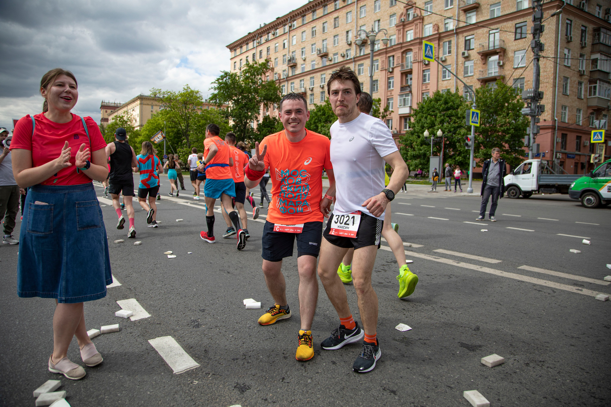 Московский полумарафон, 14 мая 2023 года. Фотограф Сергей Ловкий