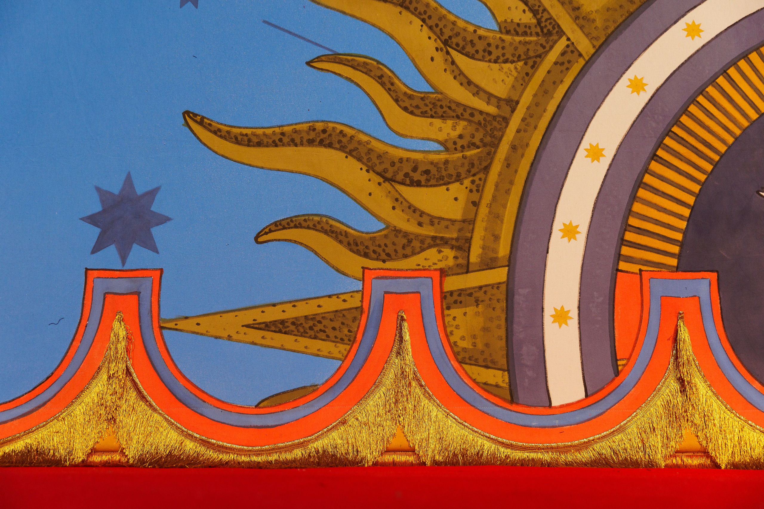 Декорации для оперы «Сказка о царе Салтане» | Театр Зазеркалье. История занавеса. Превращаем идею в технологию