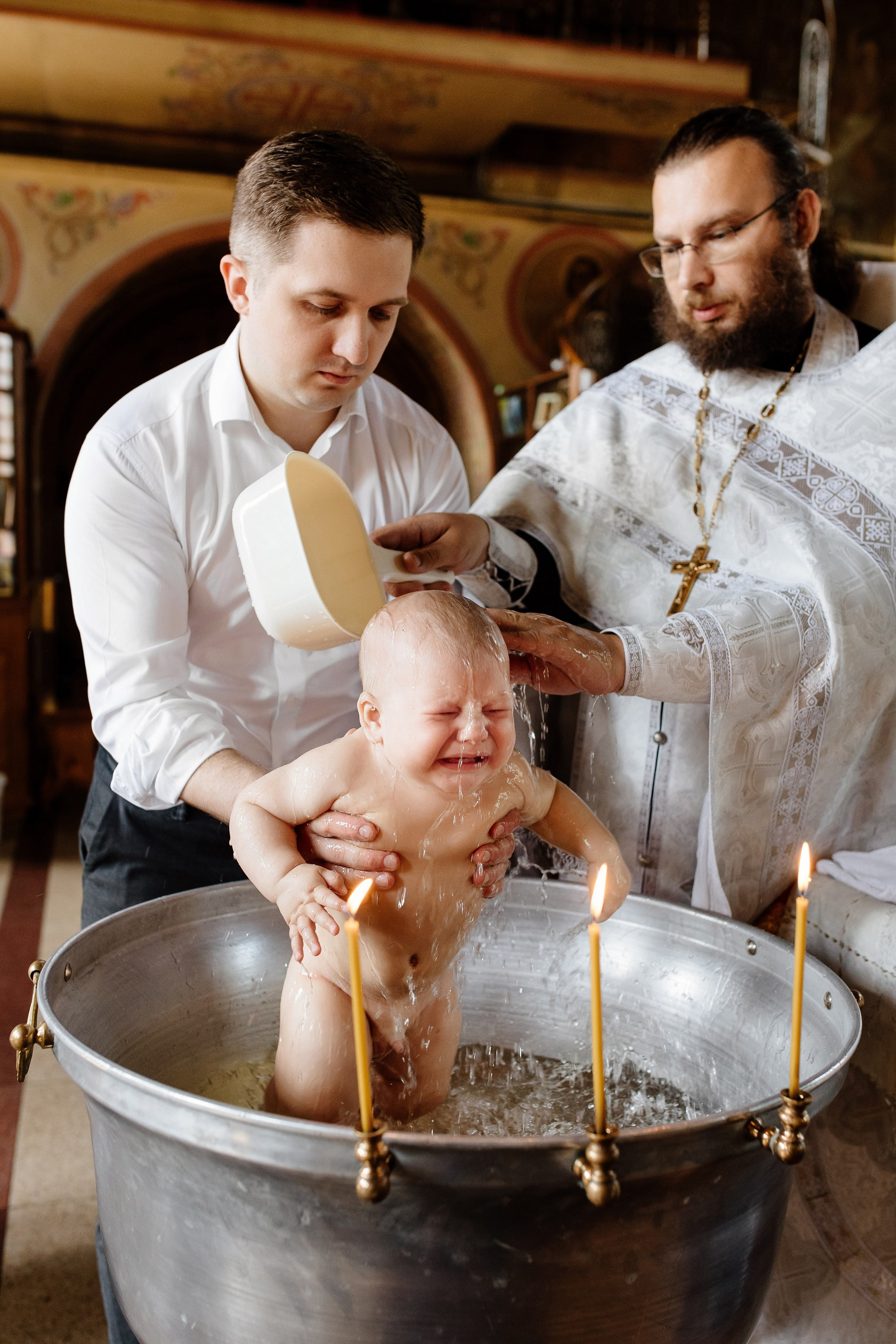 Крещение Луки. Свадебный и семейный фотограф Екатерина Иванова
