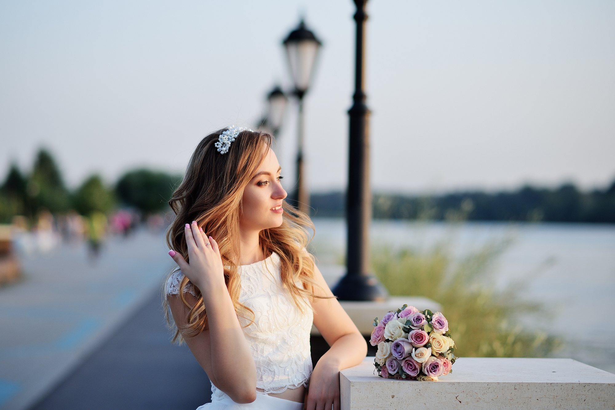 свадебная фотосессия на набережной