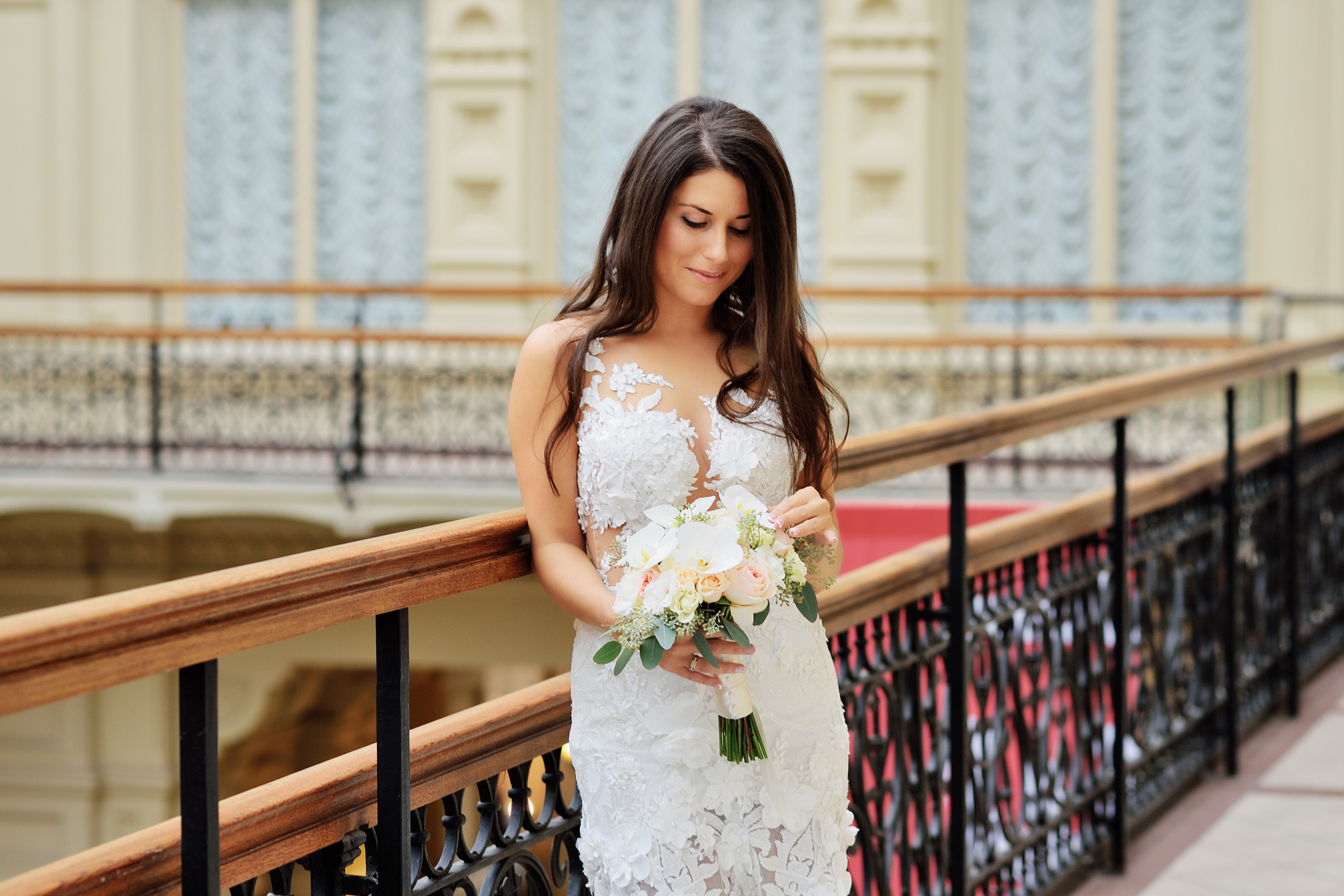 свадебная фотосессия невесты