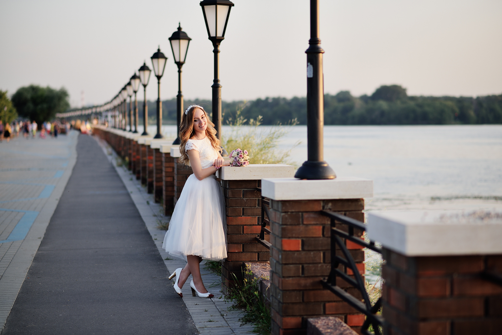 свадебная фотосессия на набережной