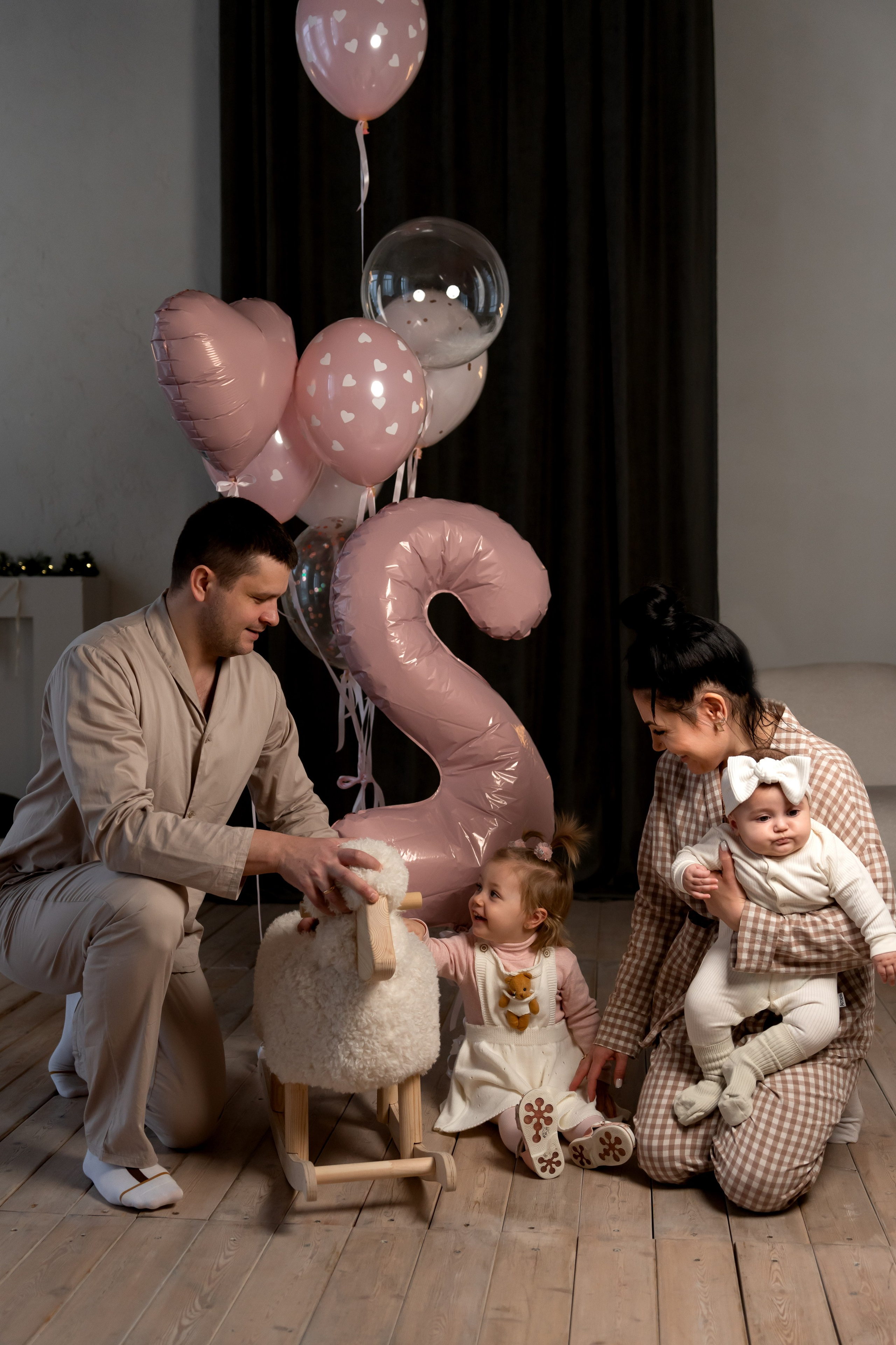 Теплая новогодняя семейная фотосессия. Фотограф в Красноярске. Юлия Чаушанская