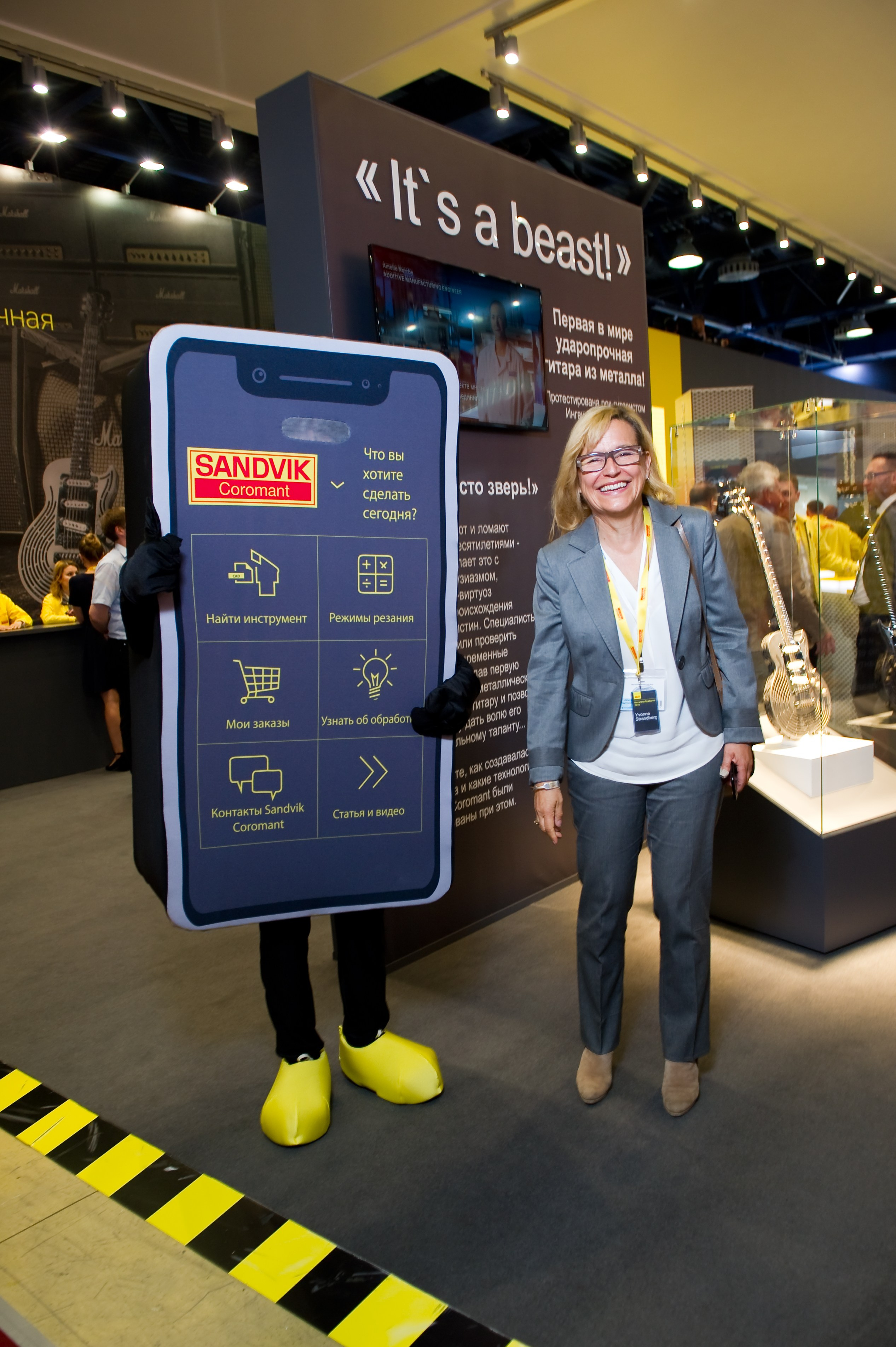 Работа Sandvik на выставке «Металлообработка». Репортажный фотограф и видеограф Слава Думчев. Тимбилдинги, отчетники, корпоративы