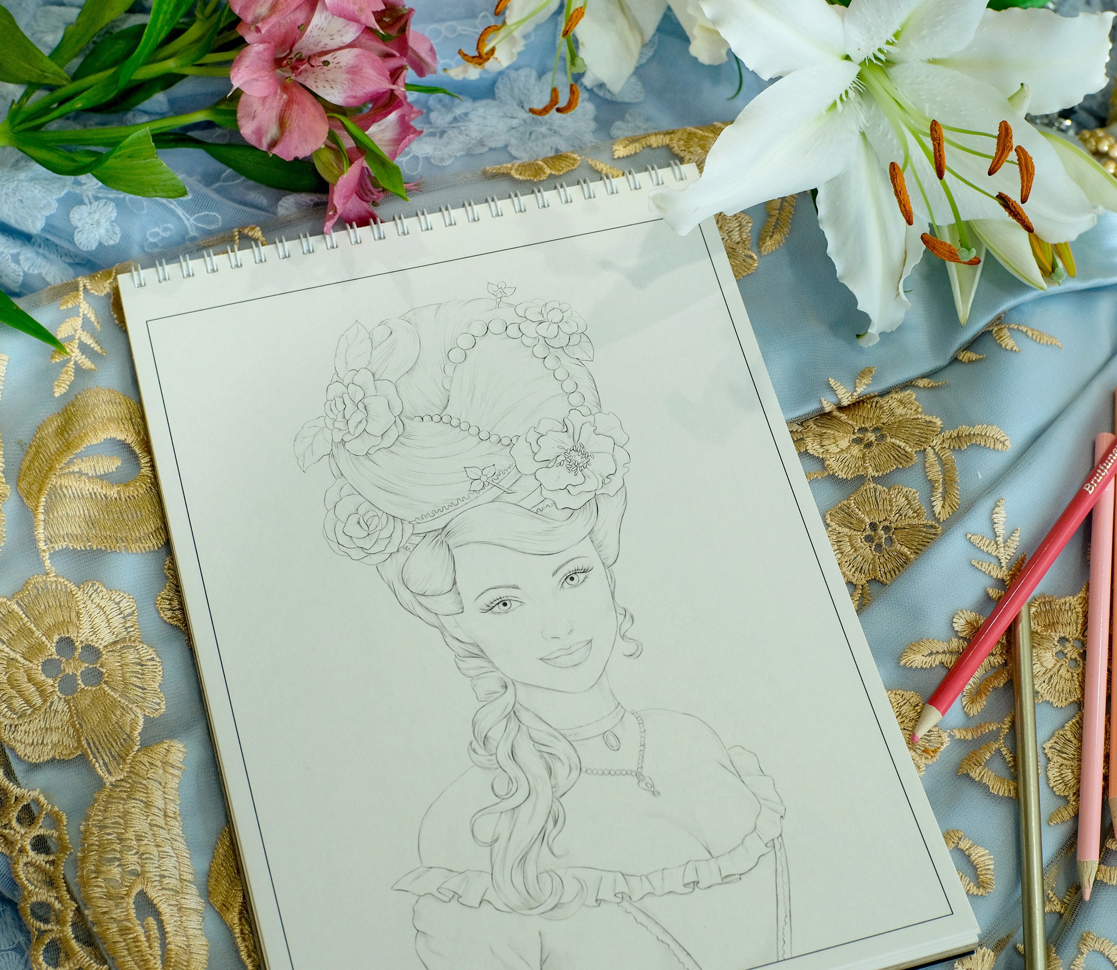 Авторская раскраска Маскарад. Раскраски Алёны Лазаревой