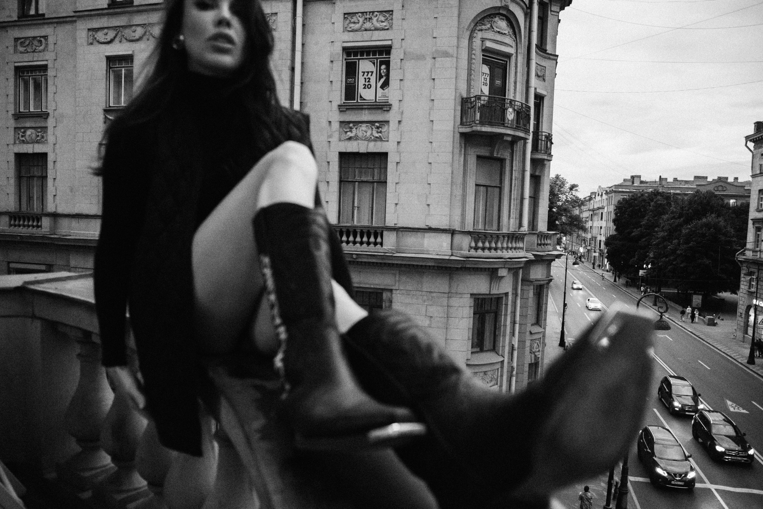 Вероника (съемка на балконе). Фотограф в Москве и Санкт-Петербурге Дарина