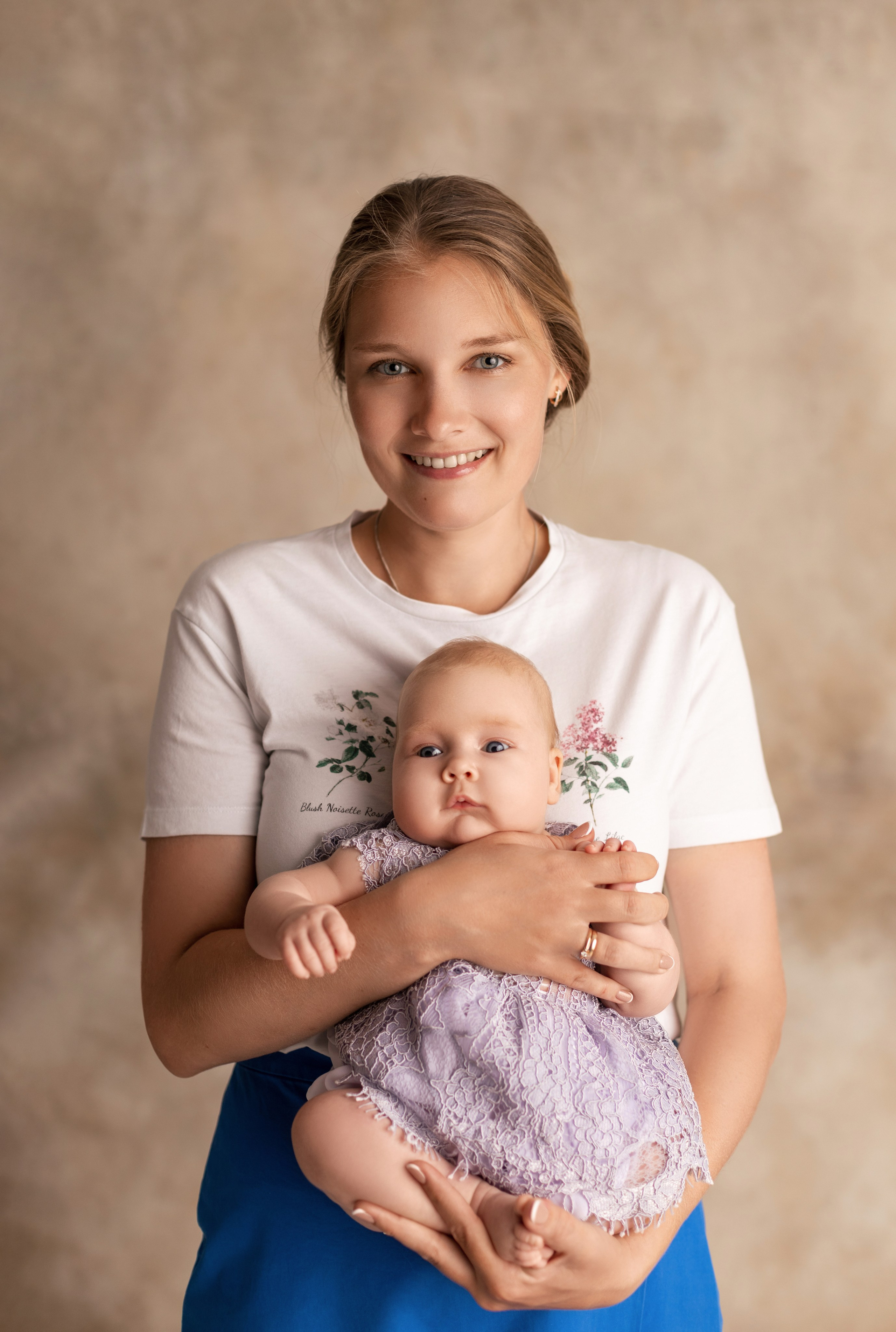 Ольга, 1,5 месяца. Фотограф новорожденных в Нижнем Новгороде Надежда Кадылкина