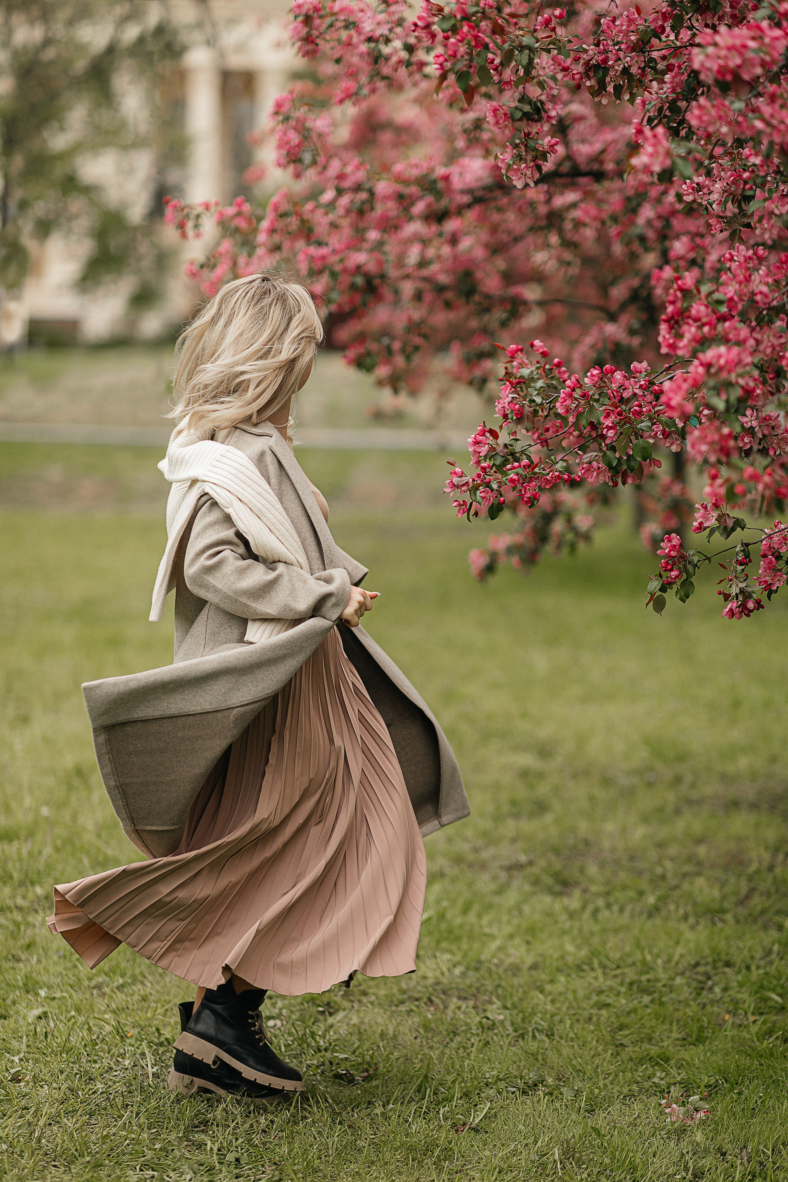 Розовые яблони. Фотограф Москва