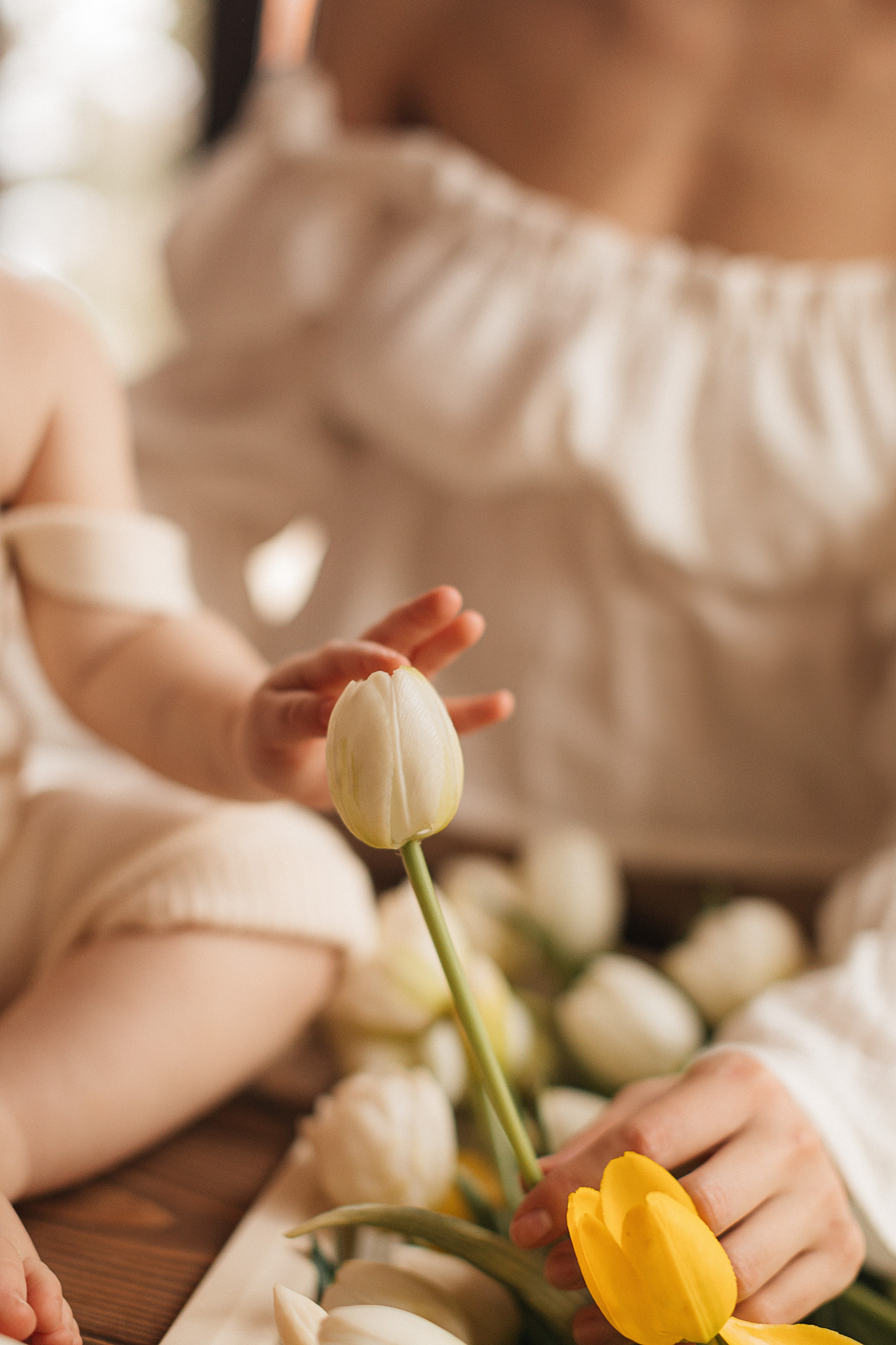 Нежность, мама и малыш. Фотограф Москва