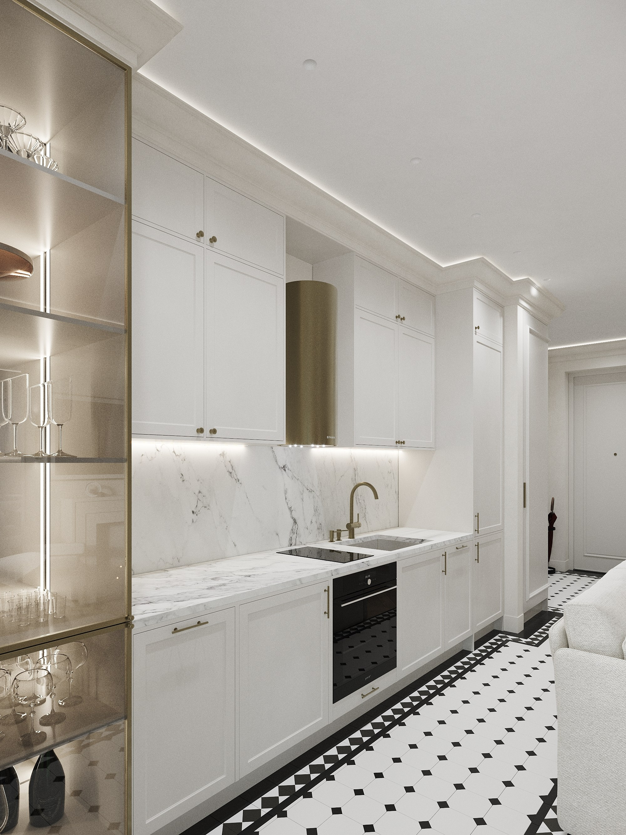 Квартира в ЖК СитиБей. Архитектурные интерьеры