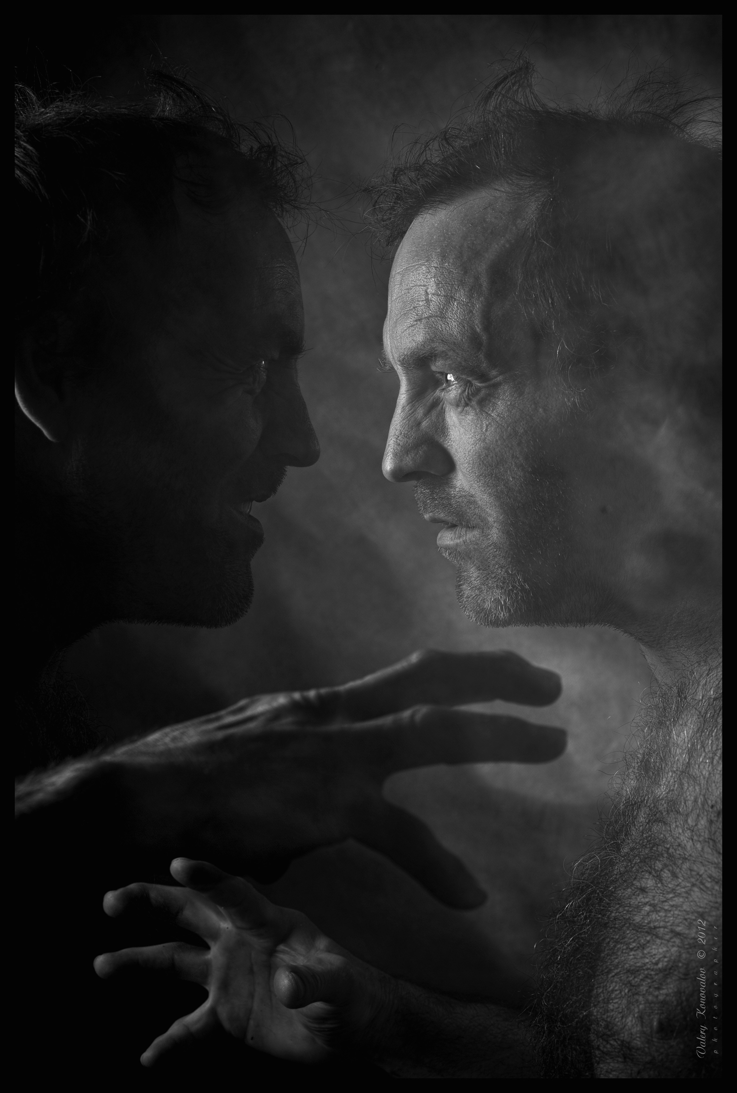 черно белые портреты мужчин