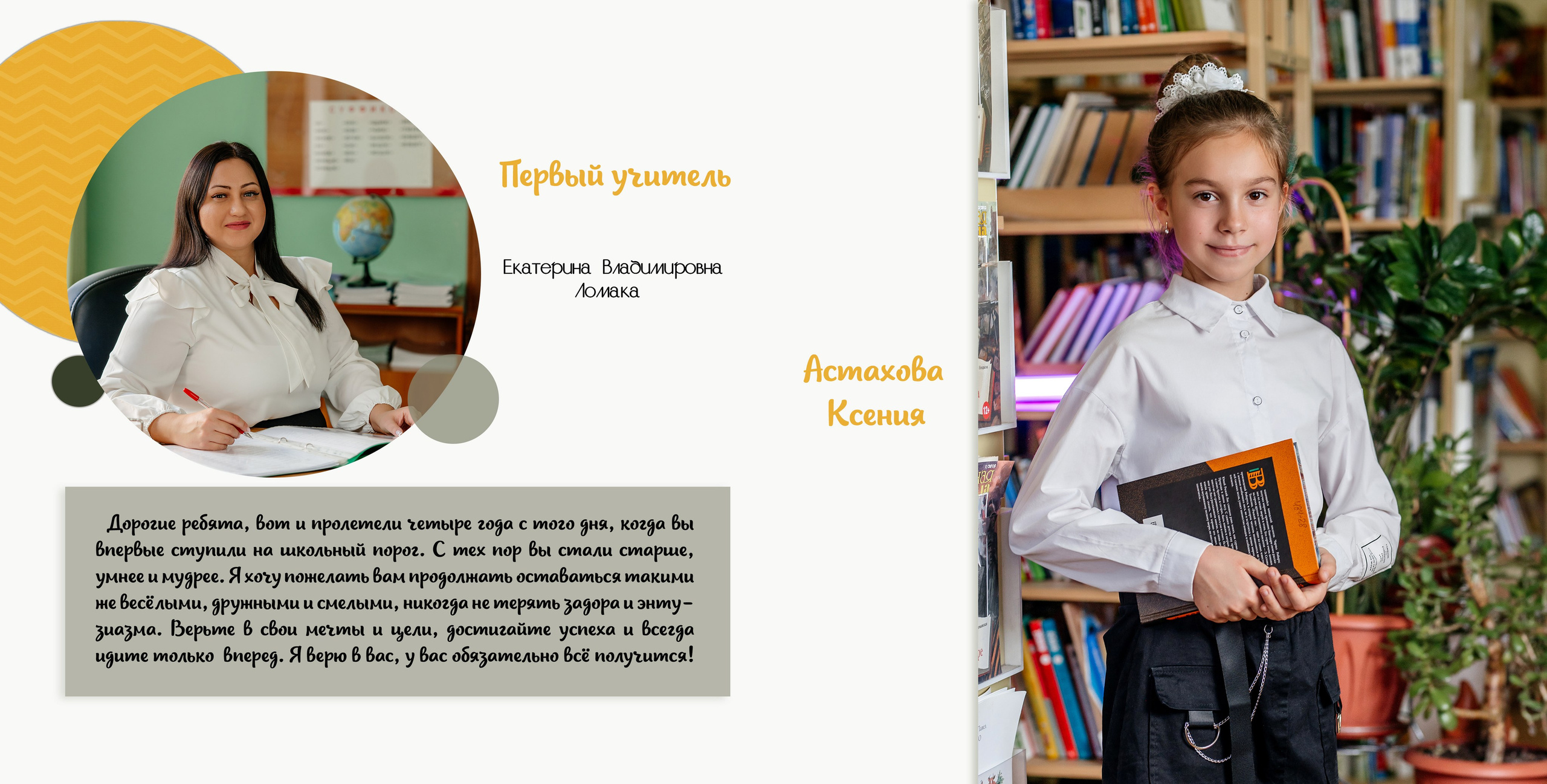 Выпускной альбом для четвертого класса. Выпускные альбомы