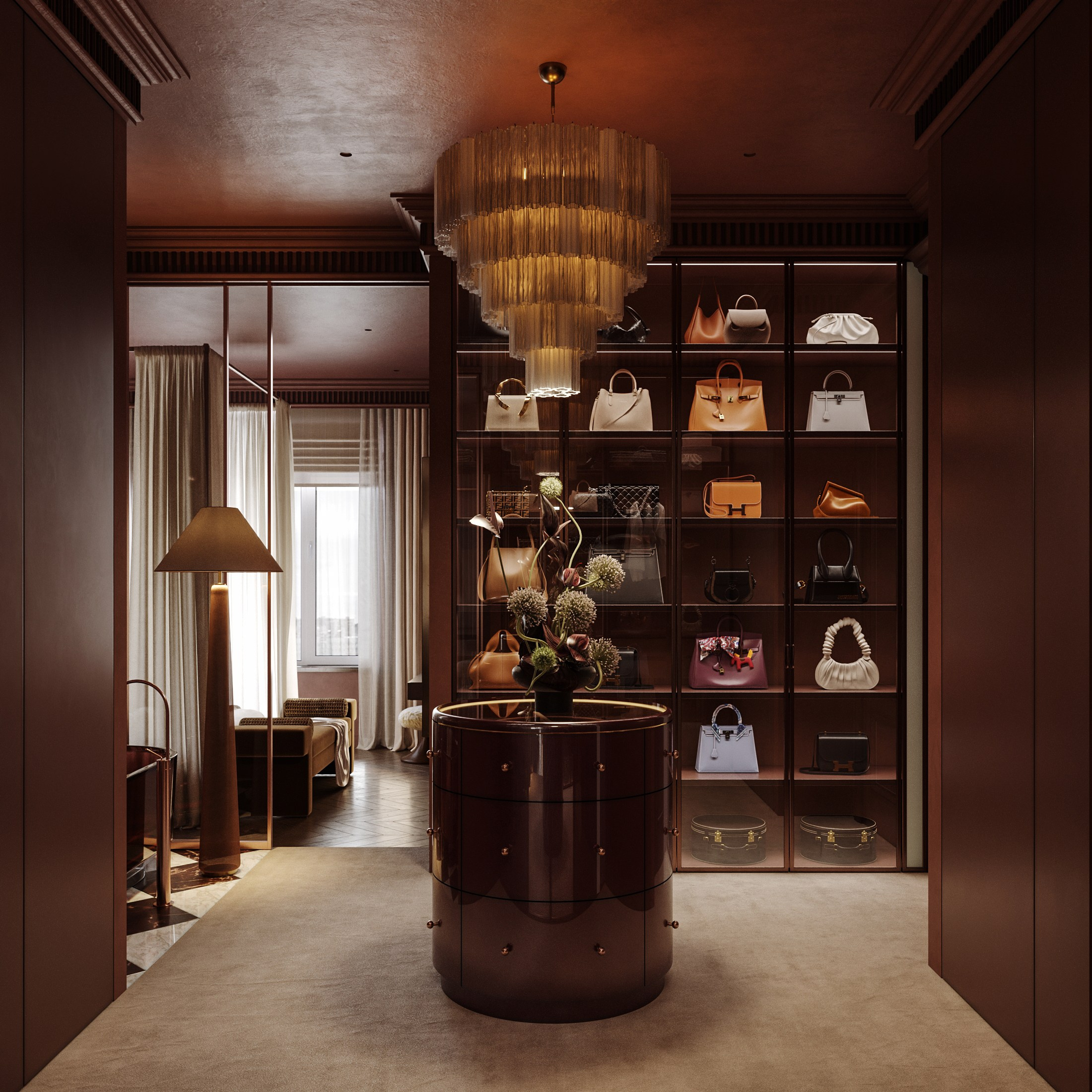 Интерьер. 3d Visualization of the interior and exterior